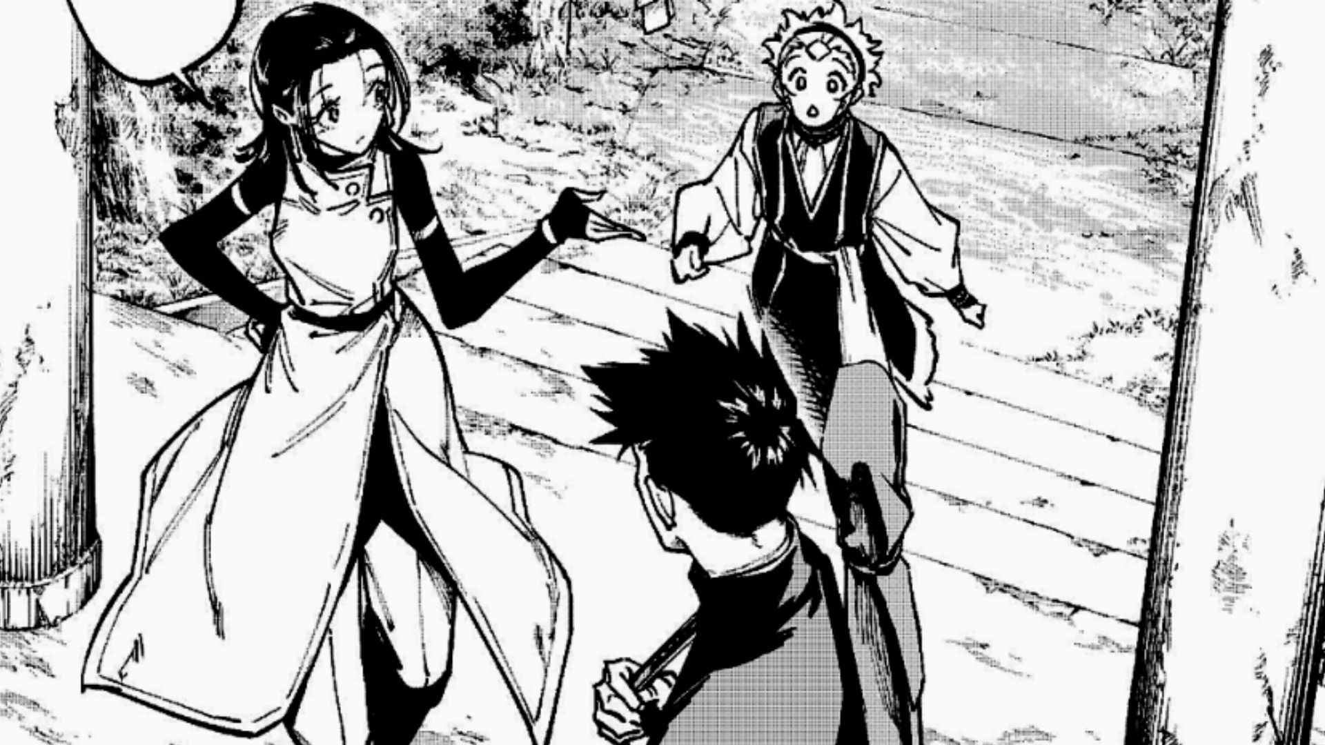 Maru, Yuka, and Tsurgi (Image credit: Shueisha)