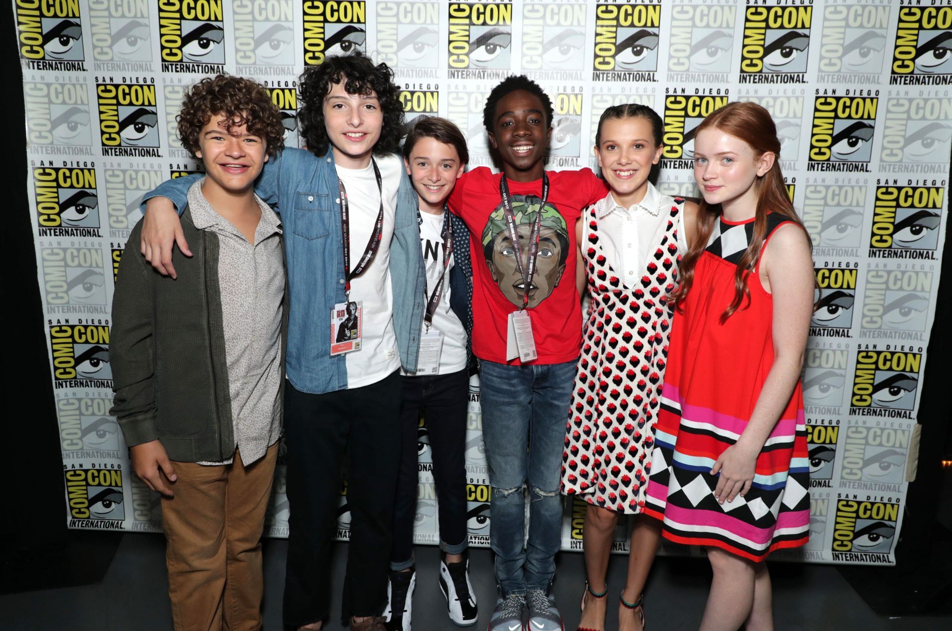The young cast of Stranger Things - Source: Getty