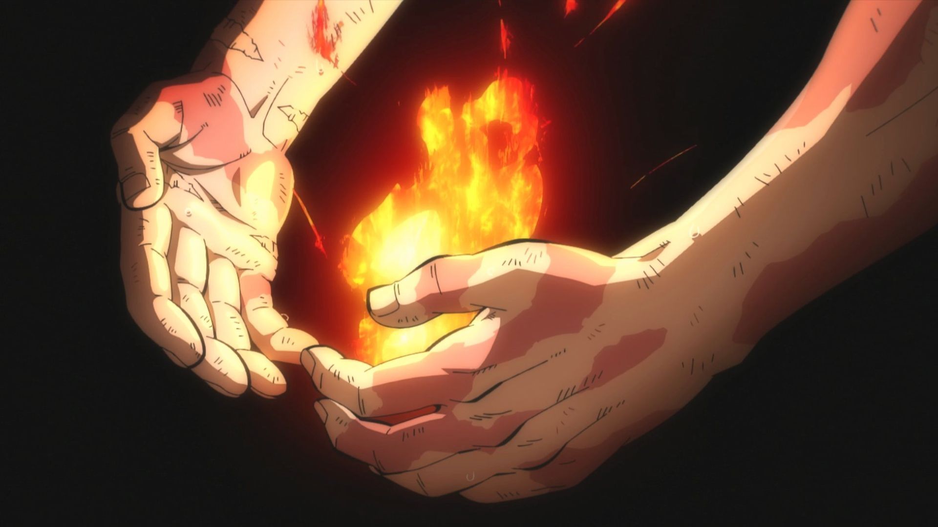 Still from the anime (Image credit: Studio Bones)