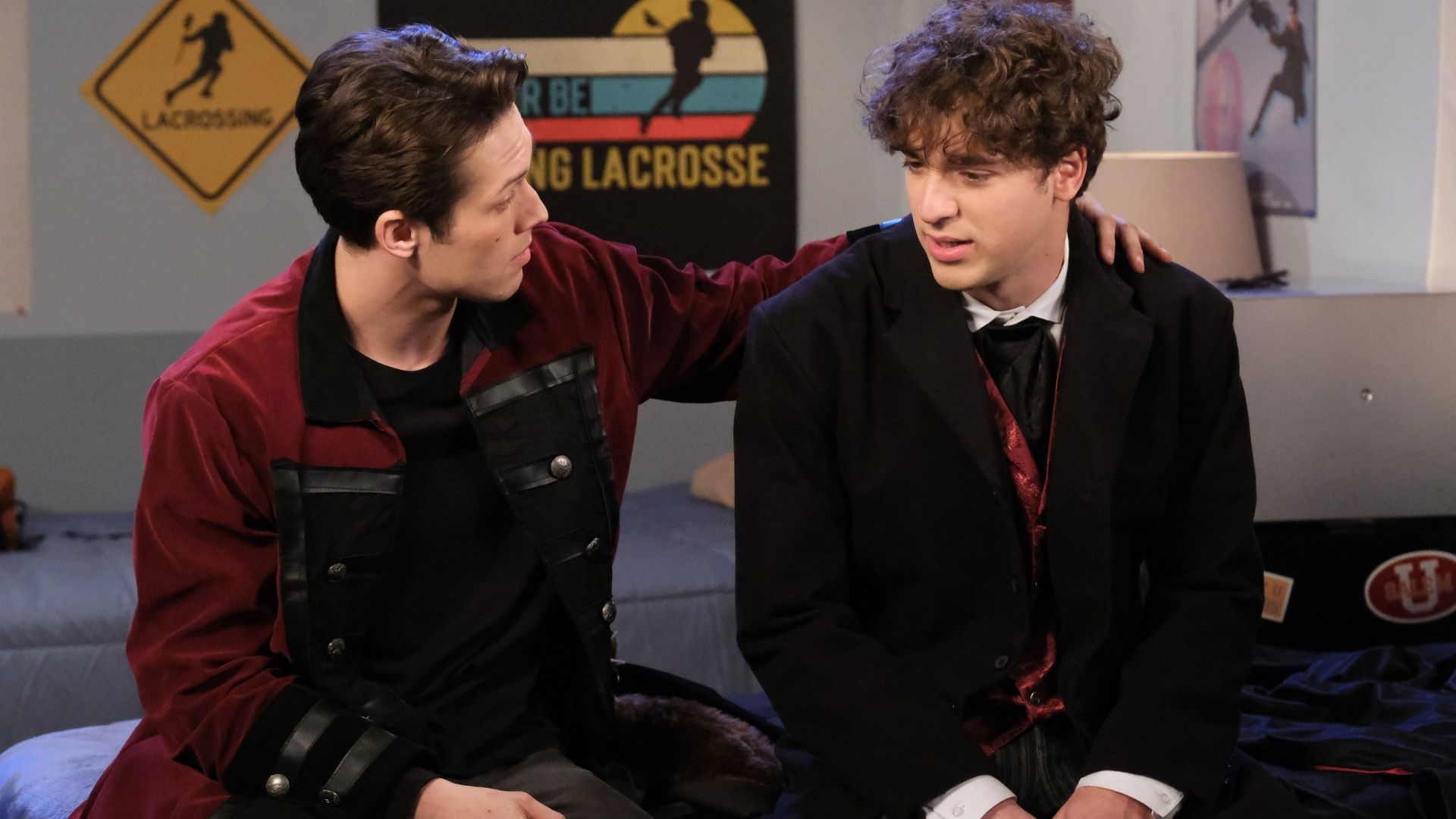 Days of our Lives&#039; Tate and Aaron commiserate on Days of our Lives | Image: JPI