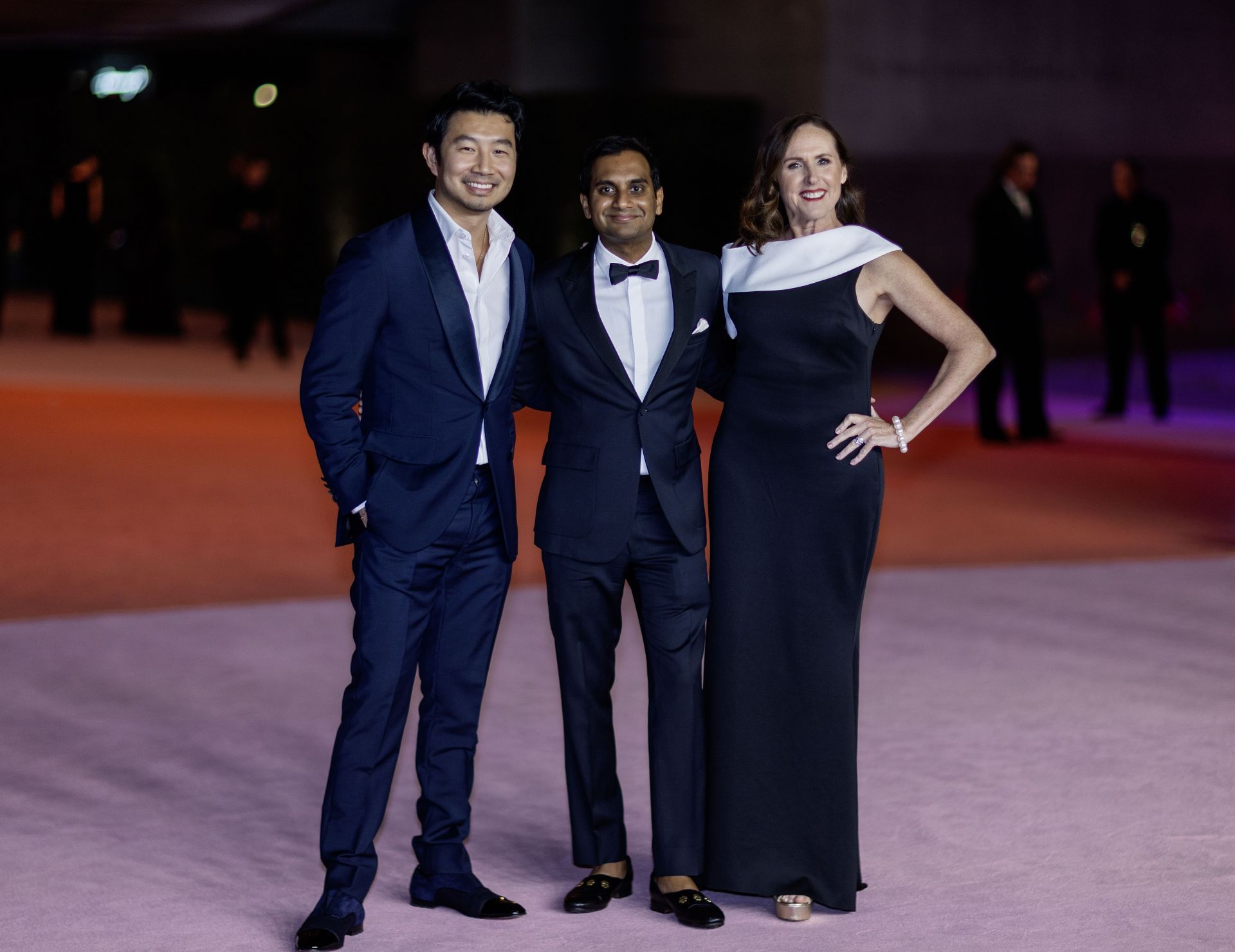 Simu Liu (first from left). (Image via Getty)