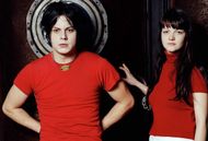 Meg White and Jack White of The White Stripes. (Image via X/@albumism)
