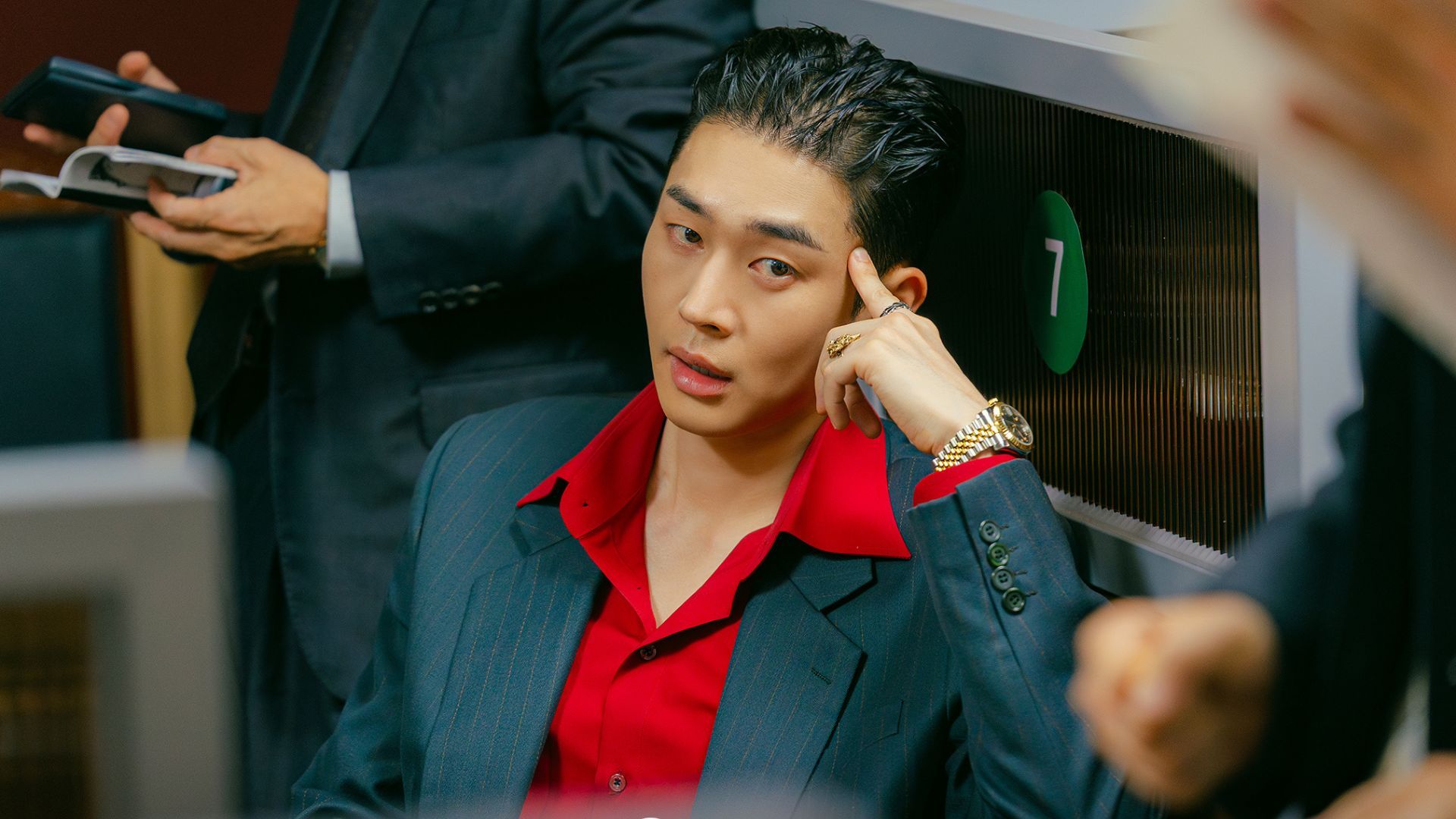 Baek-ho&#039;s son continues to plot against Tae-poong (Image via X @CJnDrama)