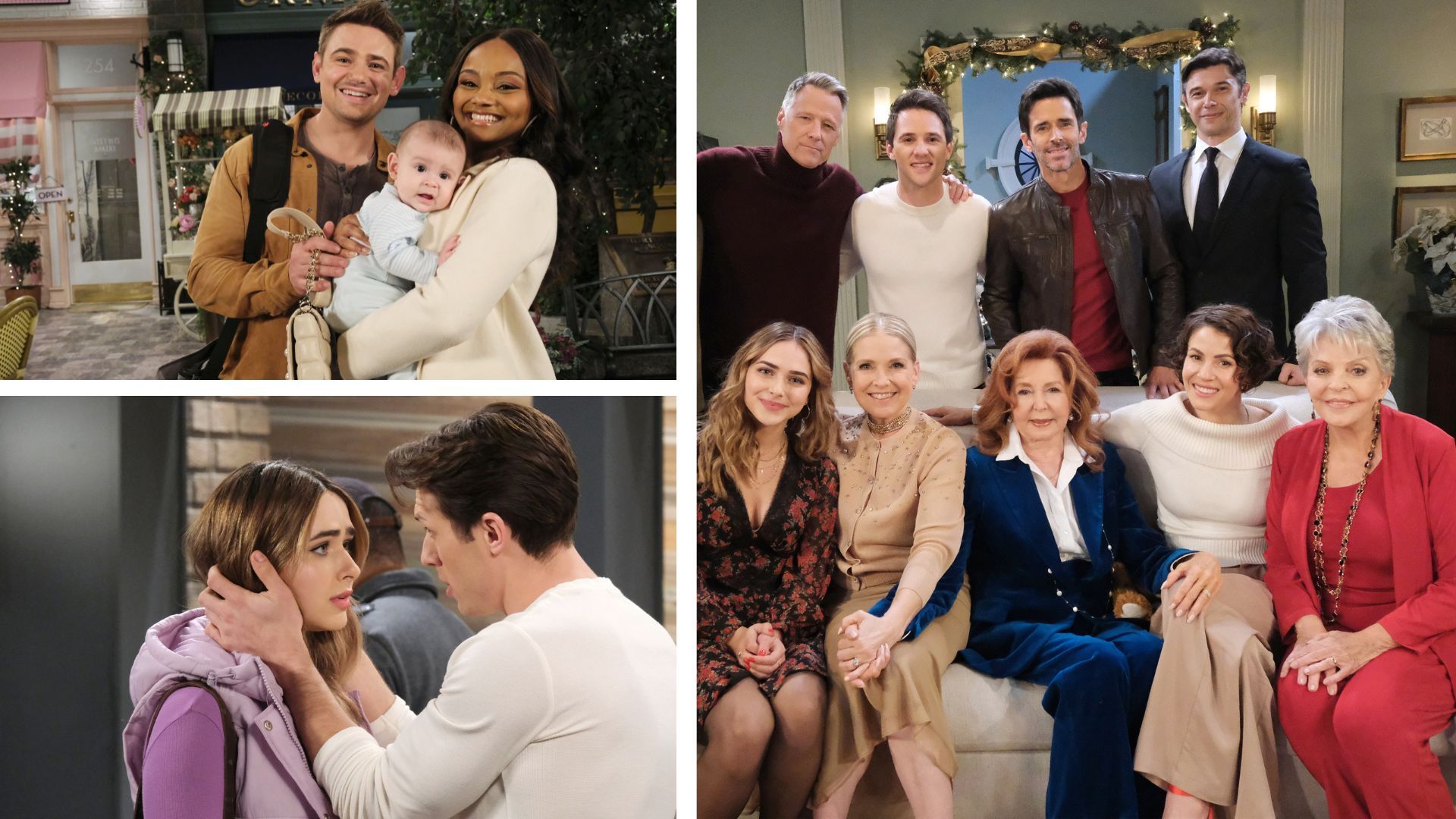 Johnny, Chanel, Holly, Tate, and the Hortons on Days of our Lives | Image: JPI