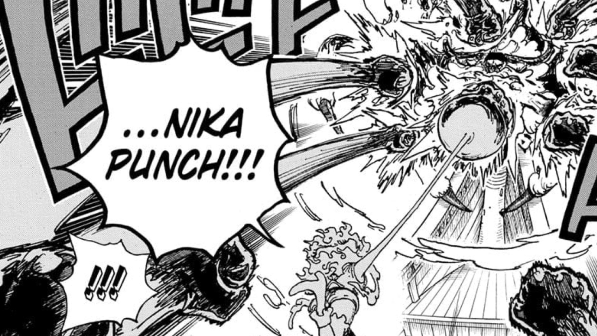 Luffy and Bonney vs. Saturn (Image Credit: Shueisha)