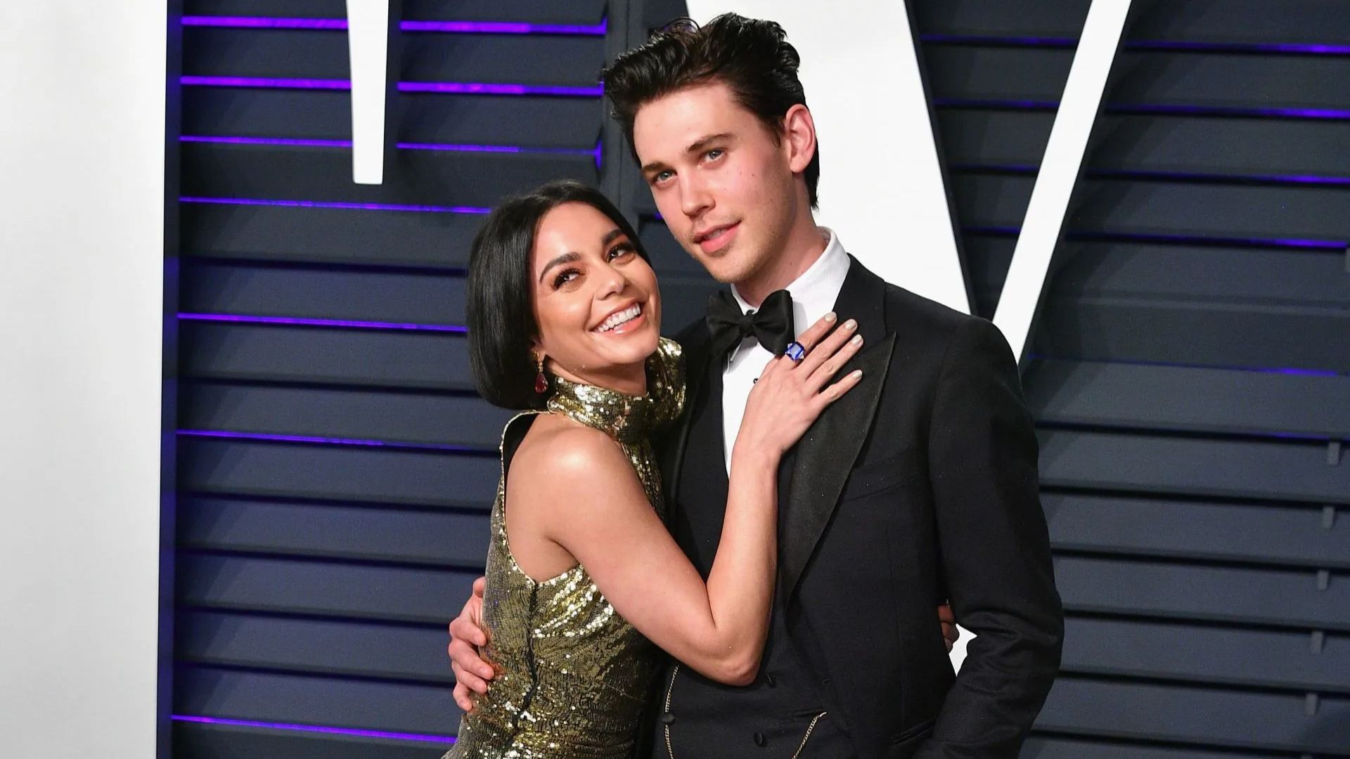 Austin Butler and Vanessa Hudgen