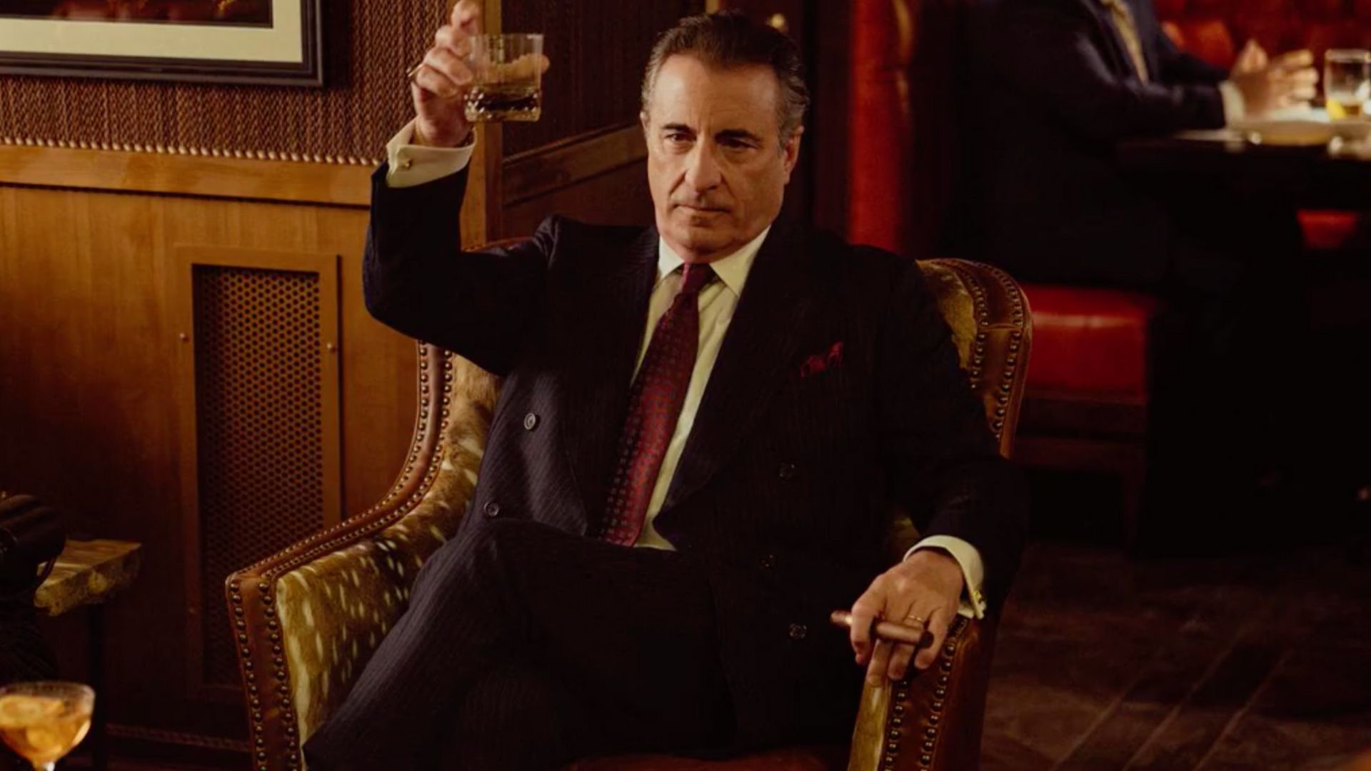 Andy Garcia in Landman (Image via YouTube/@ThenAndNow