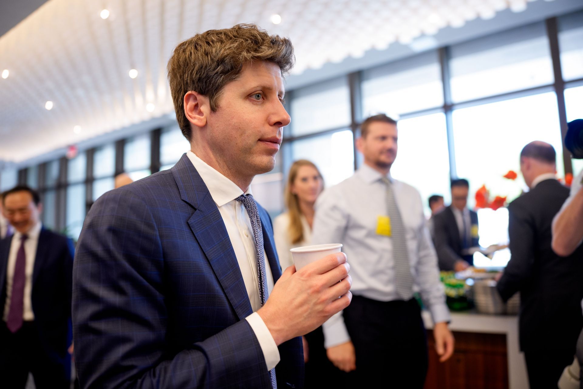 Jerome Powell and Sam Altman Speak At Federal Reserve