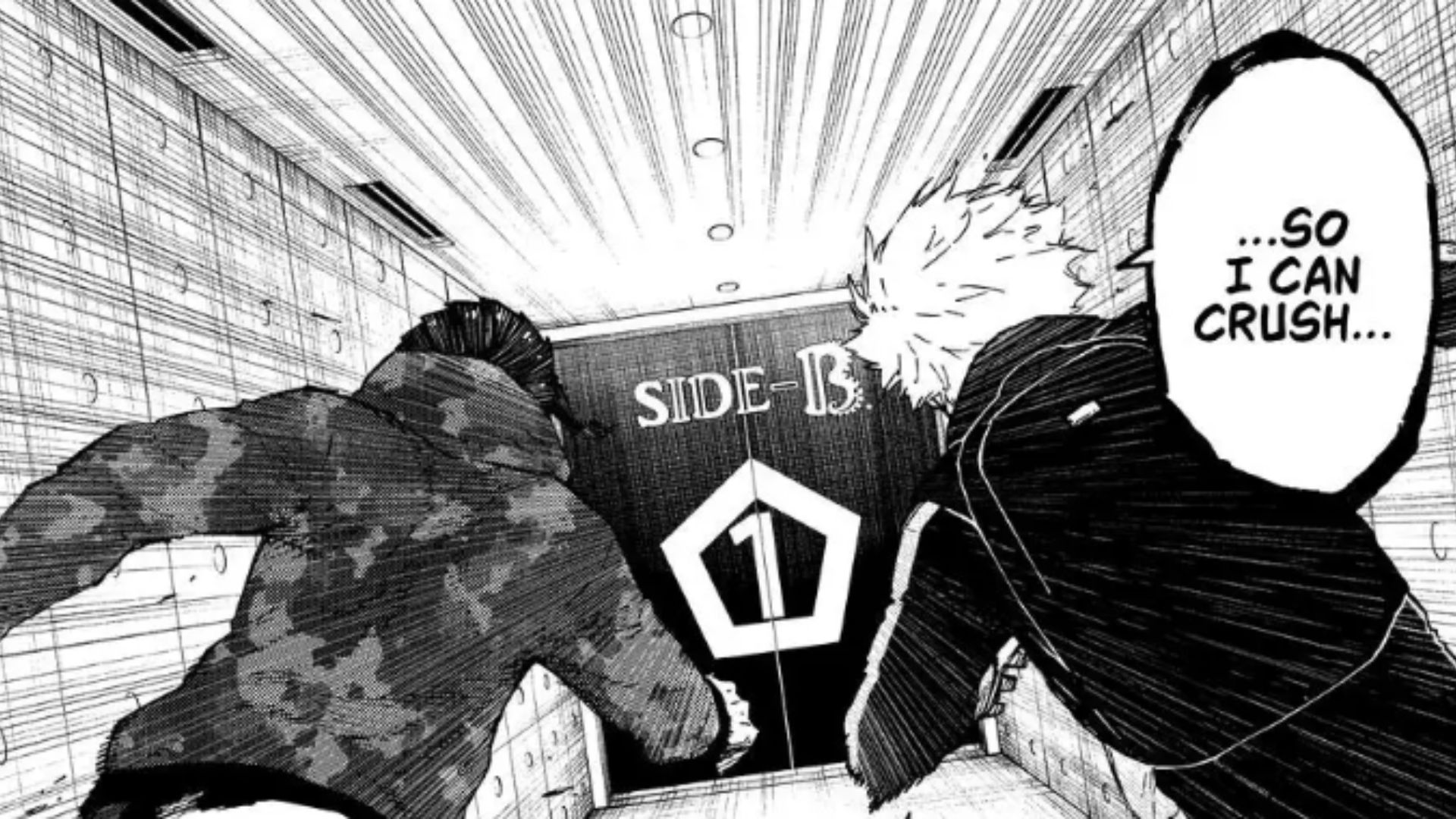 Kira and Haneru racing towards their designated room