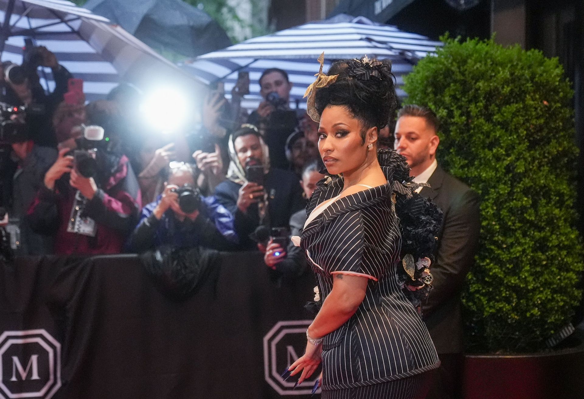 Celebrities head to The Met Gala: Departures from The Mark Hotel - Source: Getty