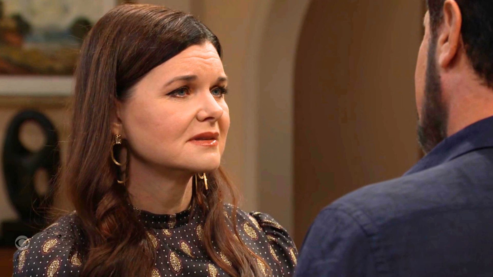 Katie agrees to take Bill back on The Bold and the Beautiful | Image: CBS