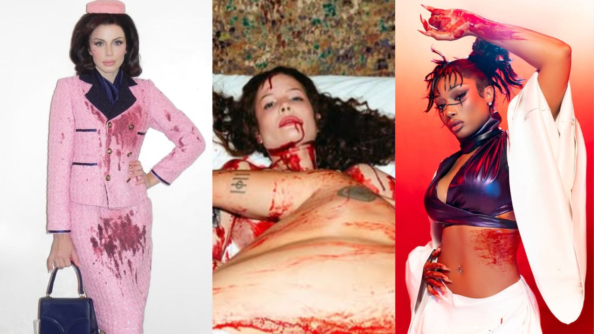 From Julia Fox to Halsey : 5 controversial and weirdest Halloween 2025 celebrity costumes (Image via Instagram/@juliafox/@halsey/@thestallion)