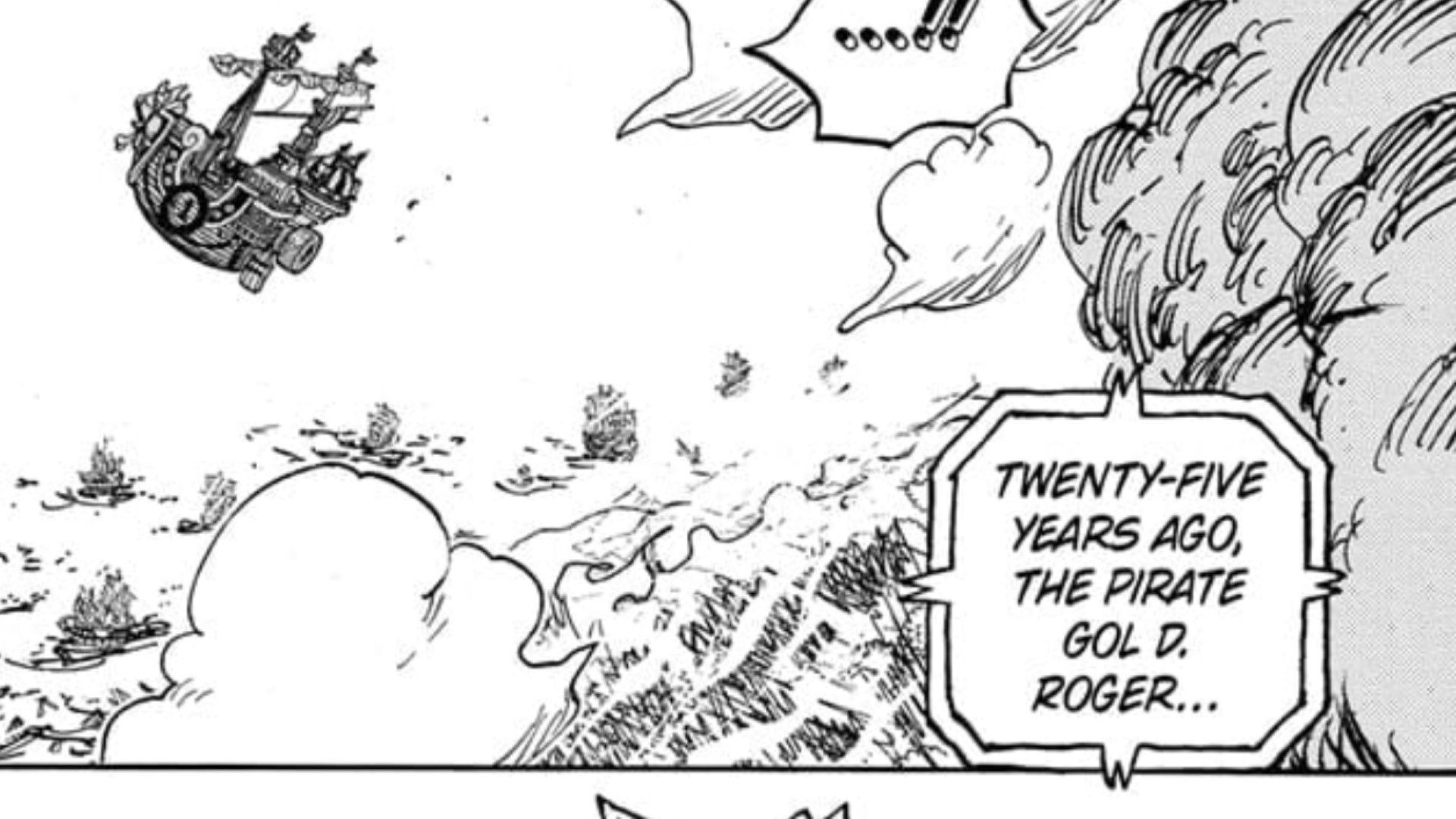 Vegapunk calling Roger&#039;s full name (Image Credit: Shuiesha)