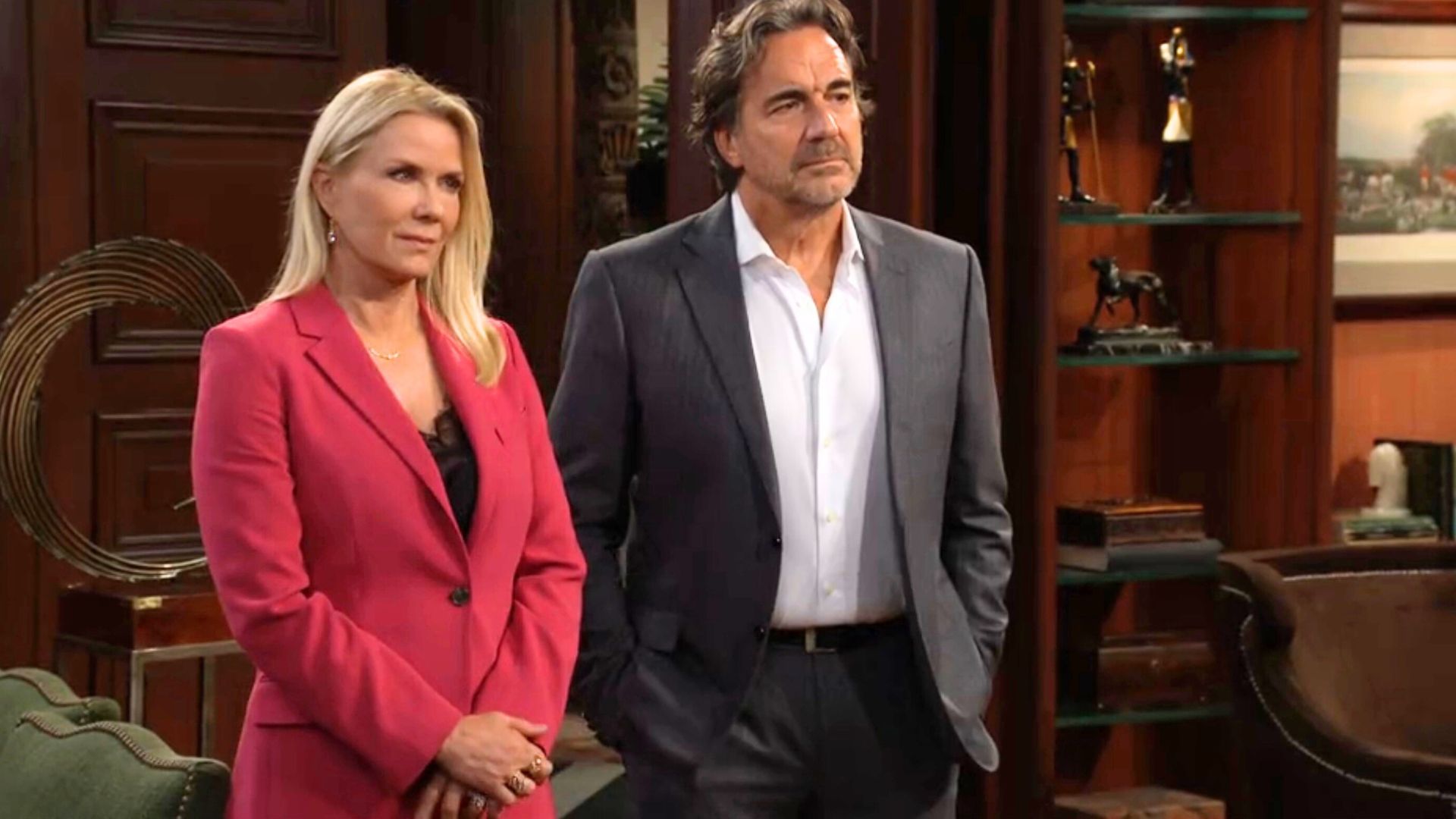 Brooke and Ridge handle Forrester business on The Bold and the Beautiful | Image: CBS