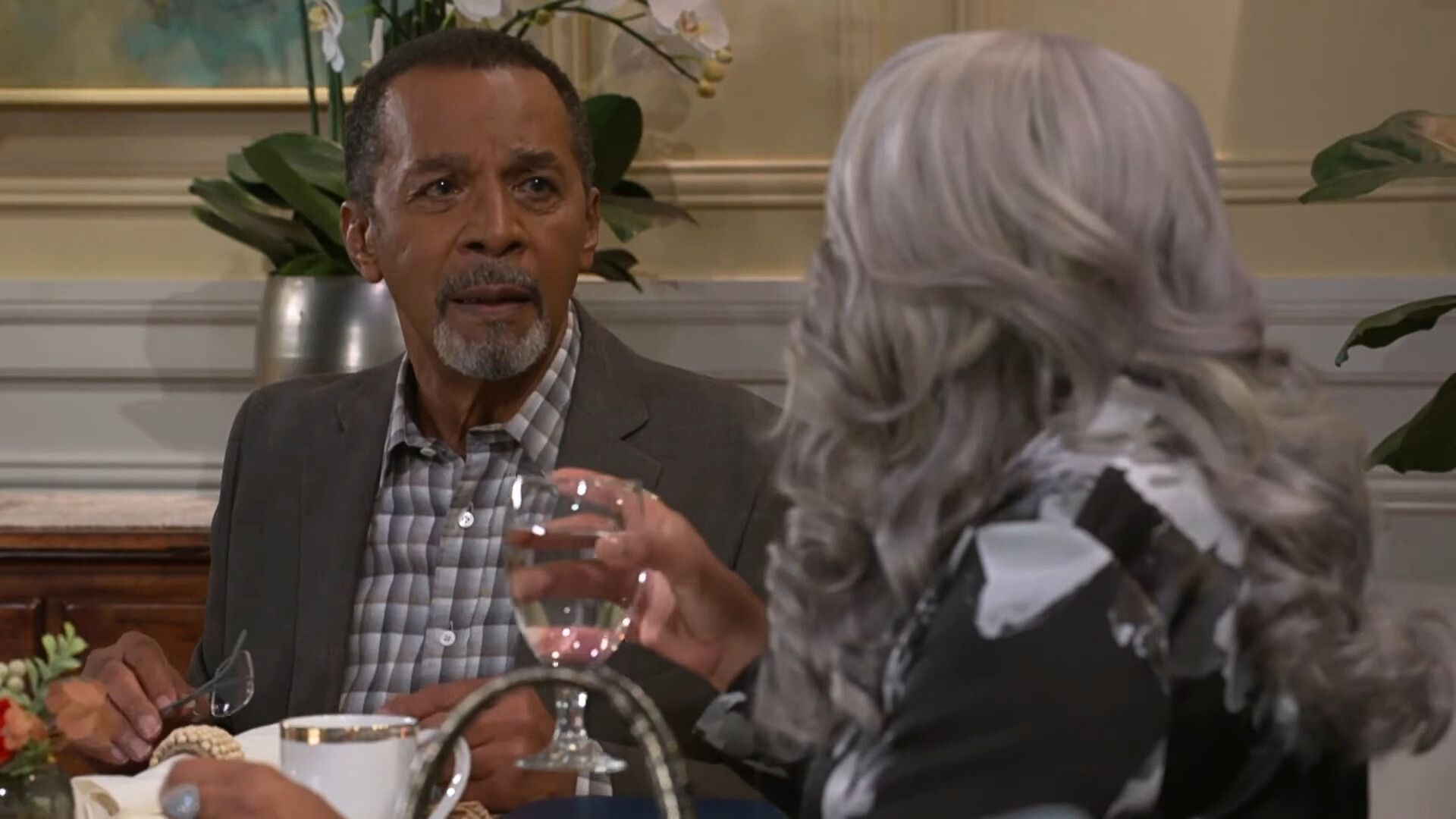 Beyond the Gates: Anita and Vernon discuss secrets | Image: CBS