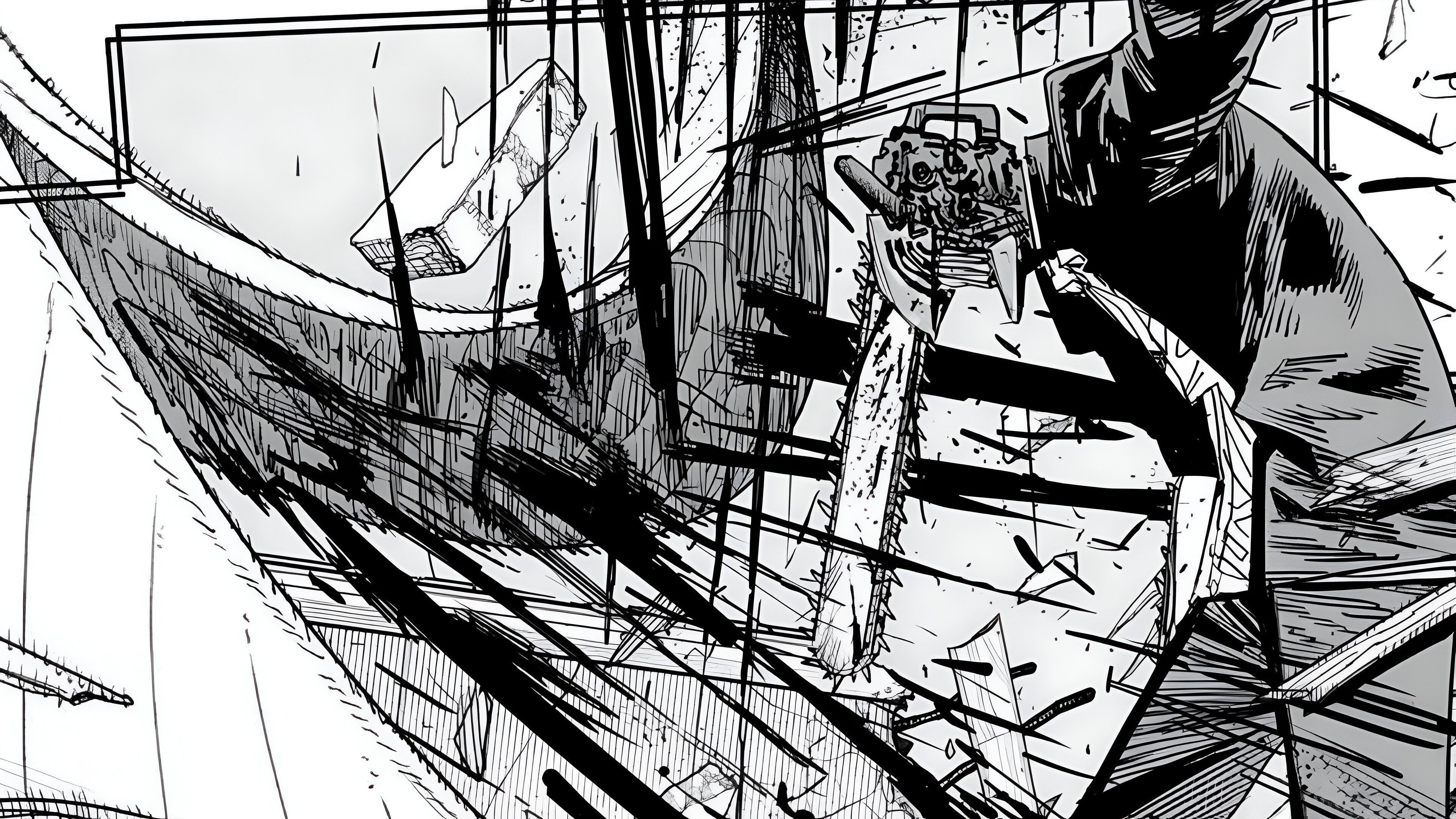 Chainsaw Man as seen in the manga 