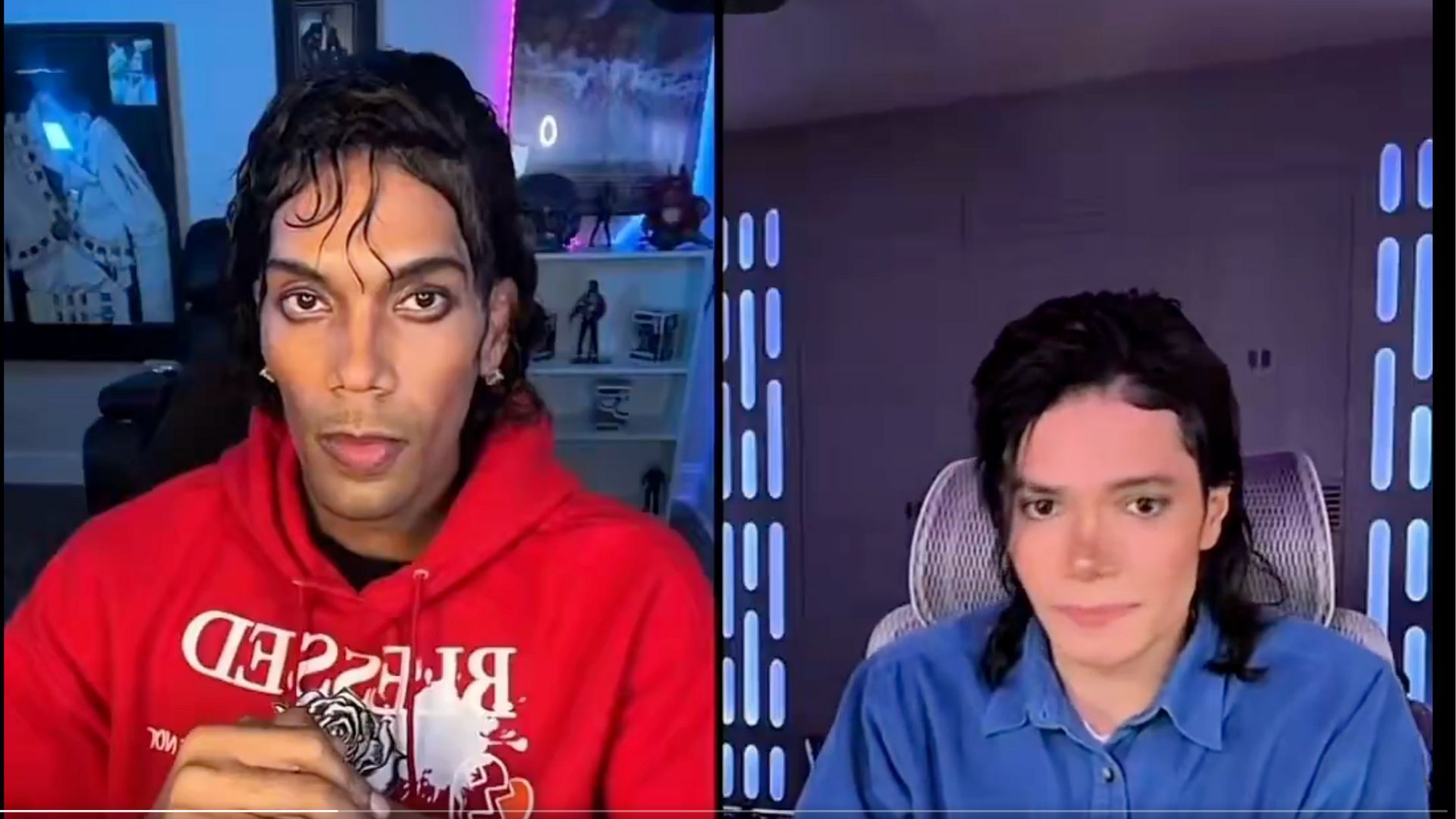 Michael Jackson impersonators Fabio Jackson and Michael Trapson talks about upcoming biopic (Image via X)
