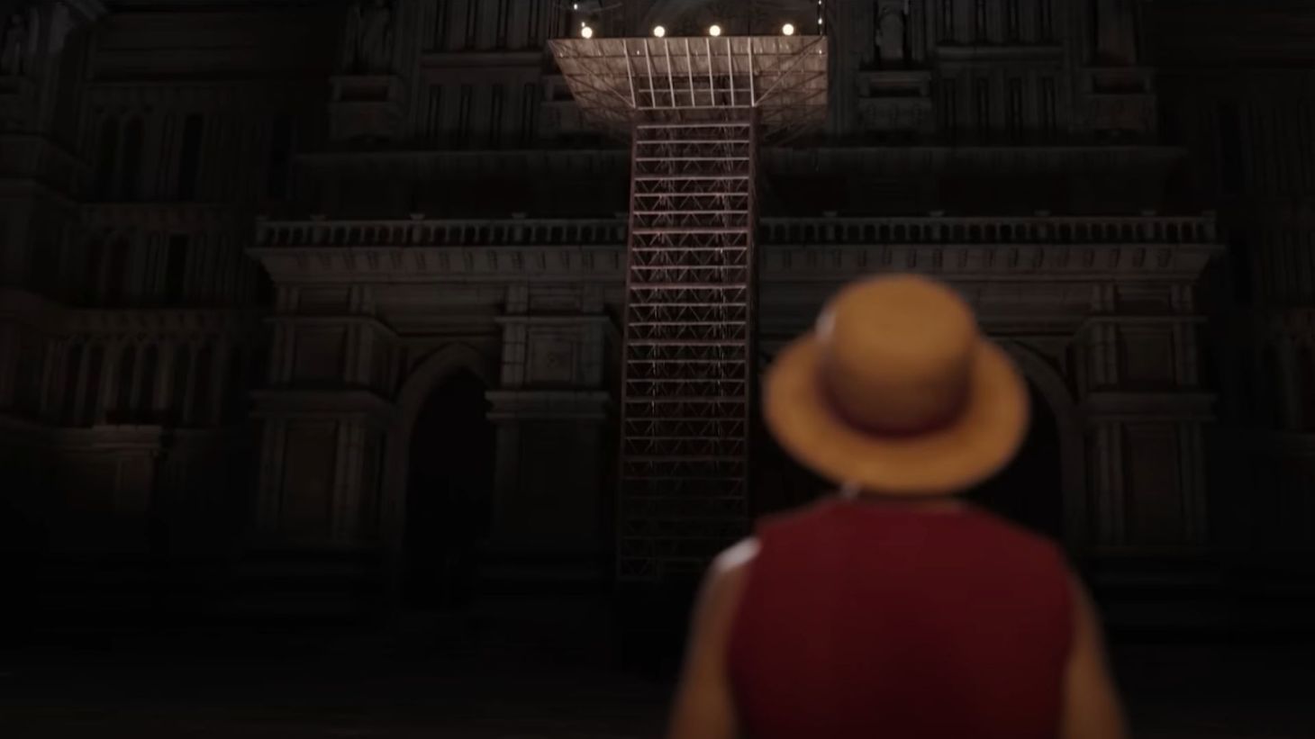 Luffy, as seen in Lougetown (Image credit: Netflix)
