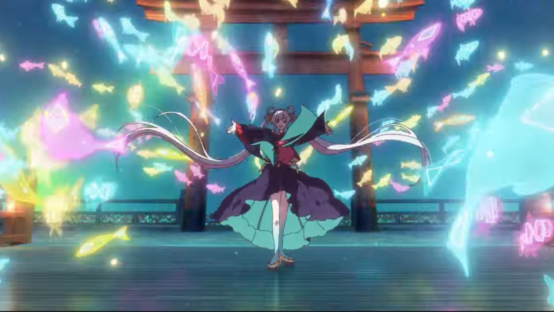 Cosmic Princess Kaguya as seen in the trailer (Image Source: Studio Colorido)