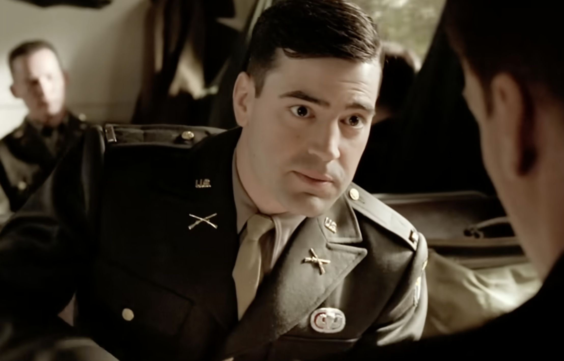 Band of Brothers Episode 1 cast and characters (Image Via YouTube/Warner Bros. Entertainment)