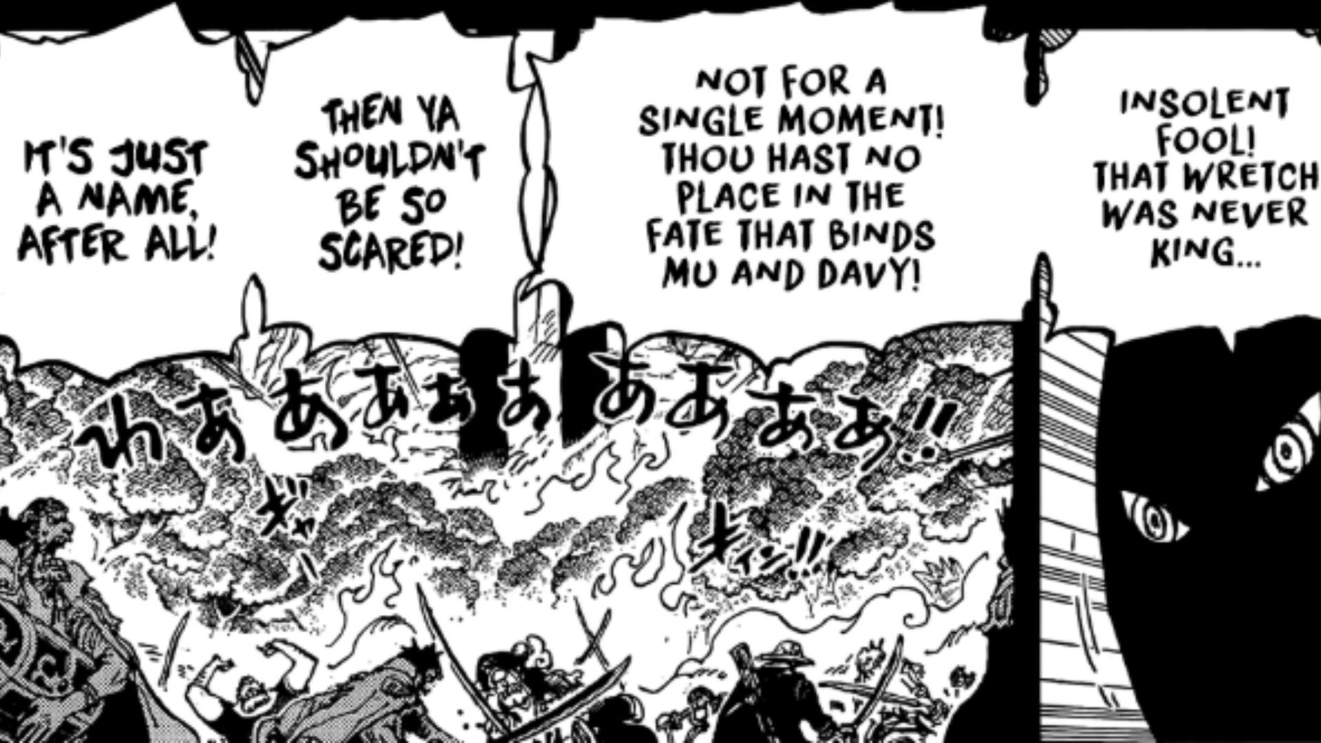 Imu&#039;s grudge against Davy (Image Source: VIZ)