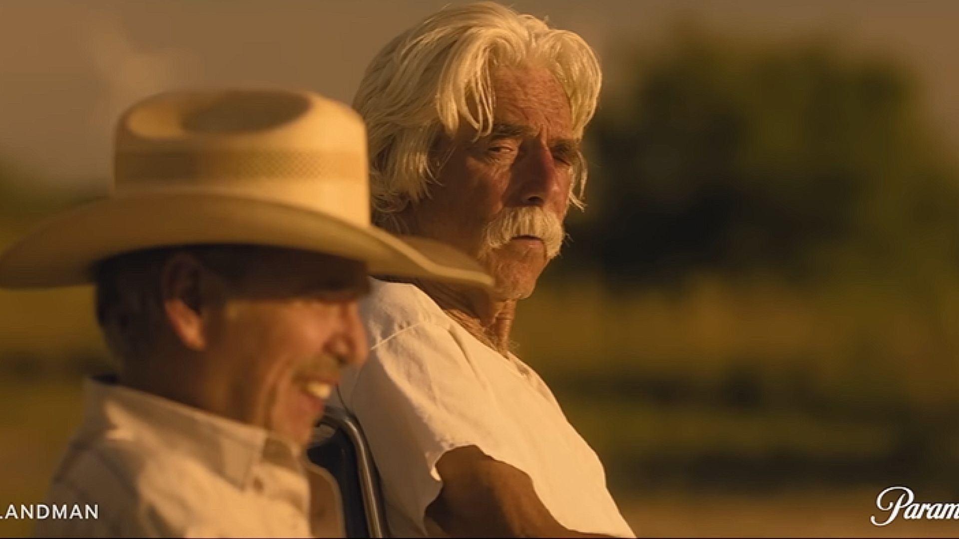 Tommy and T.L. (Image via YouTube| Landman Official)