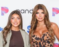 Teresa Giudice and Gia Giudice Celebrities Visit SiriumXM LA - Source: Getty