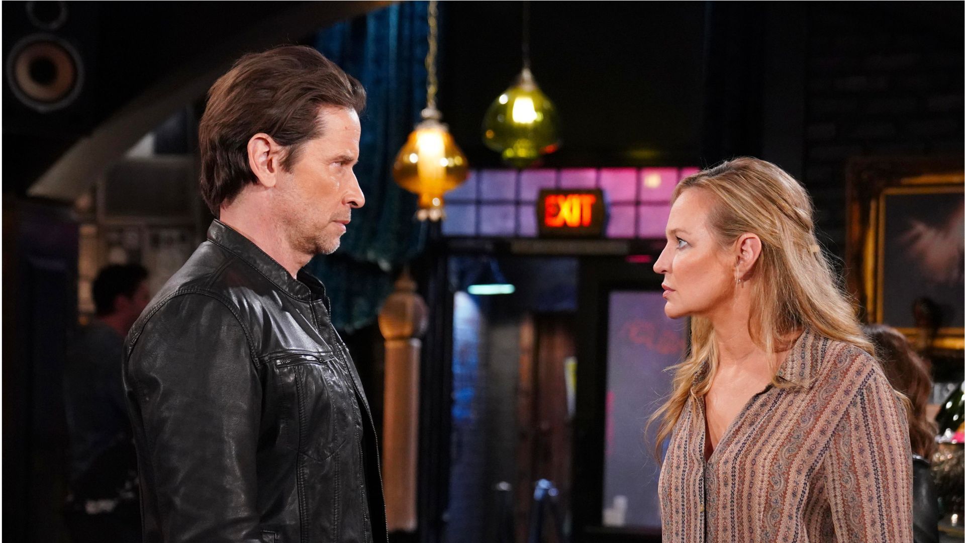 Matt Clark (Roger Howarth) will find a formidable foe in Sharon Newman (Sharon Case) on The Young and the Restless | Image: JPI