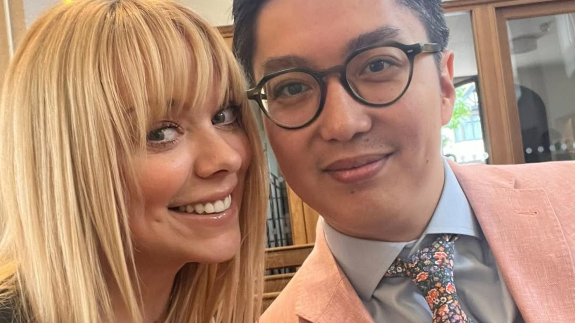 Liz McClarnon and her husband Peter Cho (Image via Instagram/lizmcclarnon)