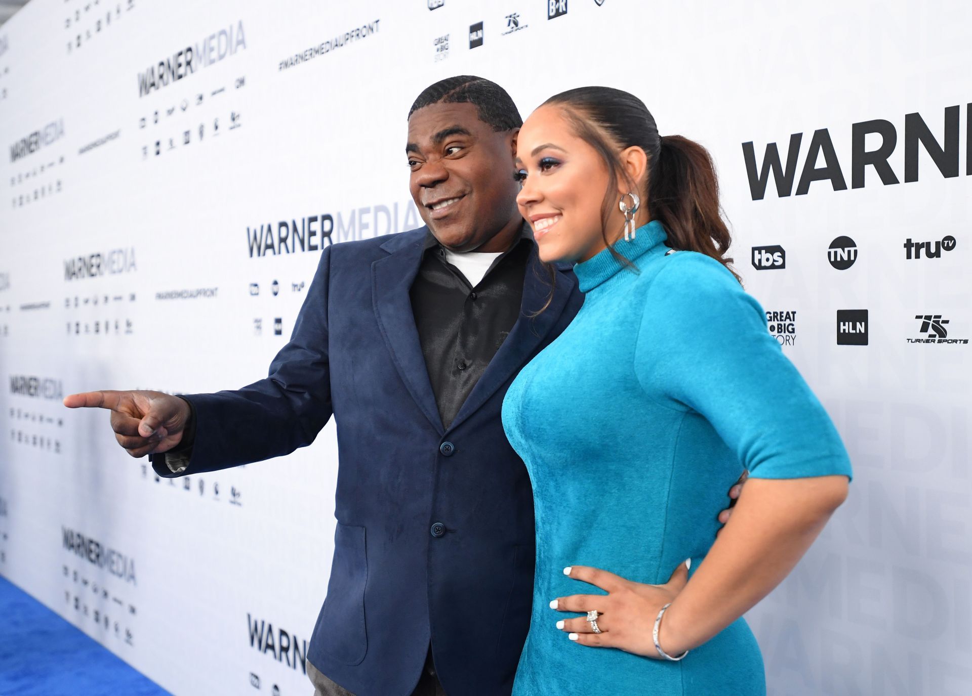 Tracy Morgan and Megan Wollover at a promotional event in 2011 (Image via Getty)