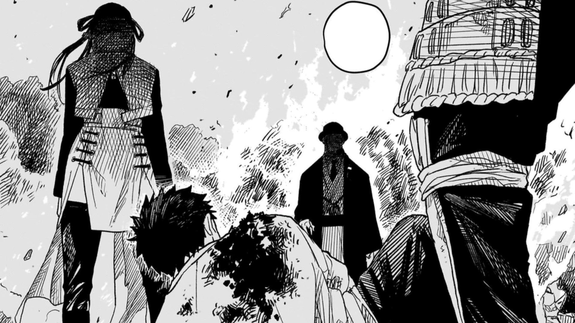 Assault on the Rokuhira residence (Image Credit: Shueisha)