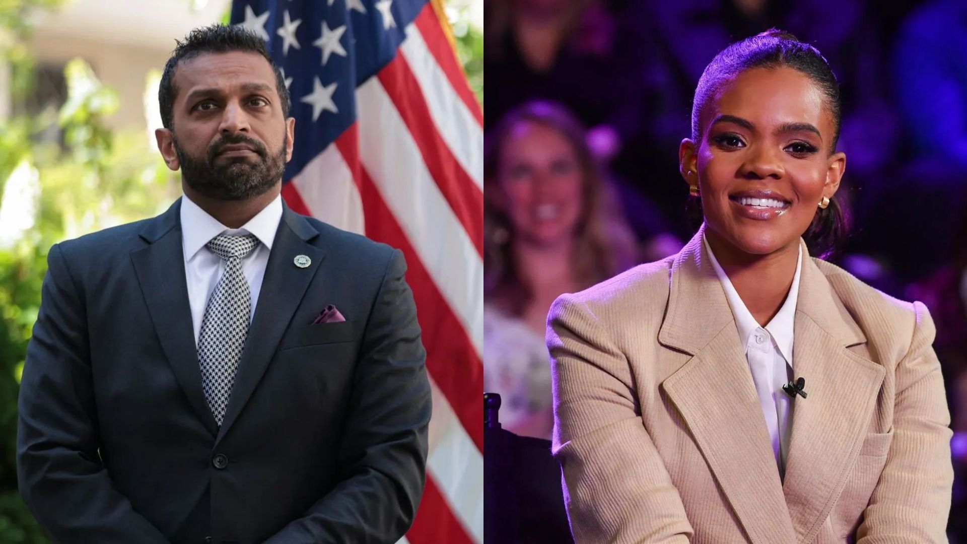 Kash Patel speaks on Candace Owens