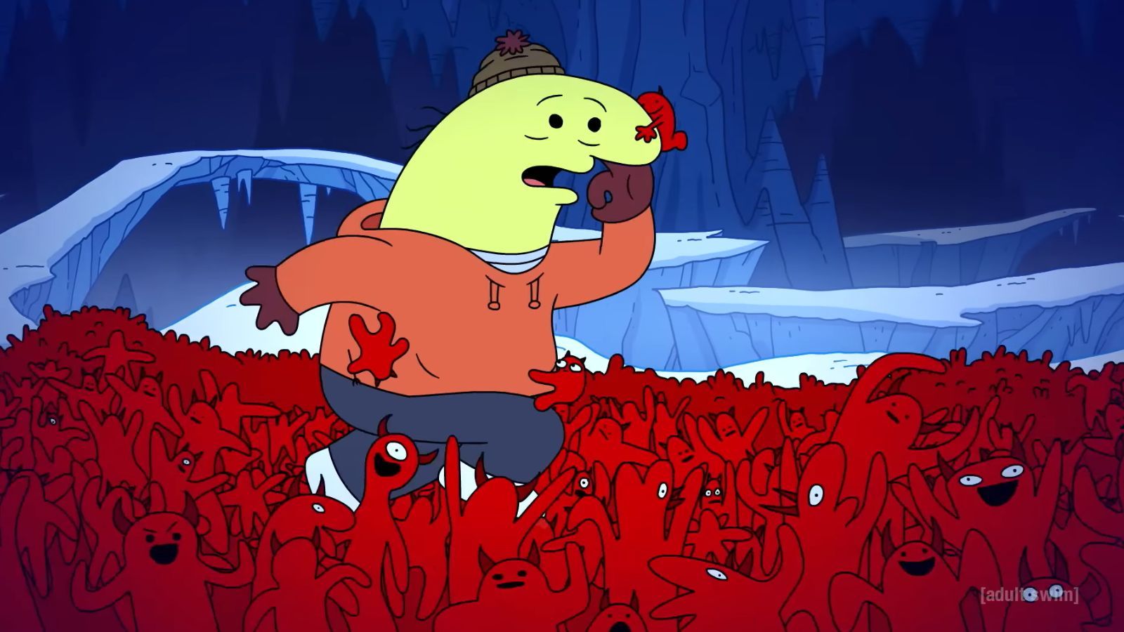 Still from Smiling Friends (Image via Adult Swim)