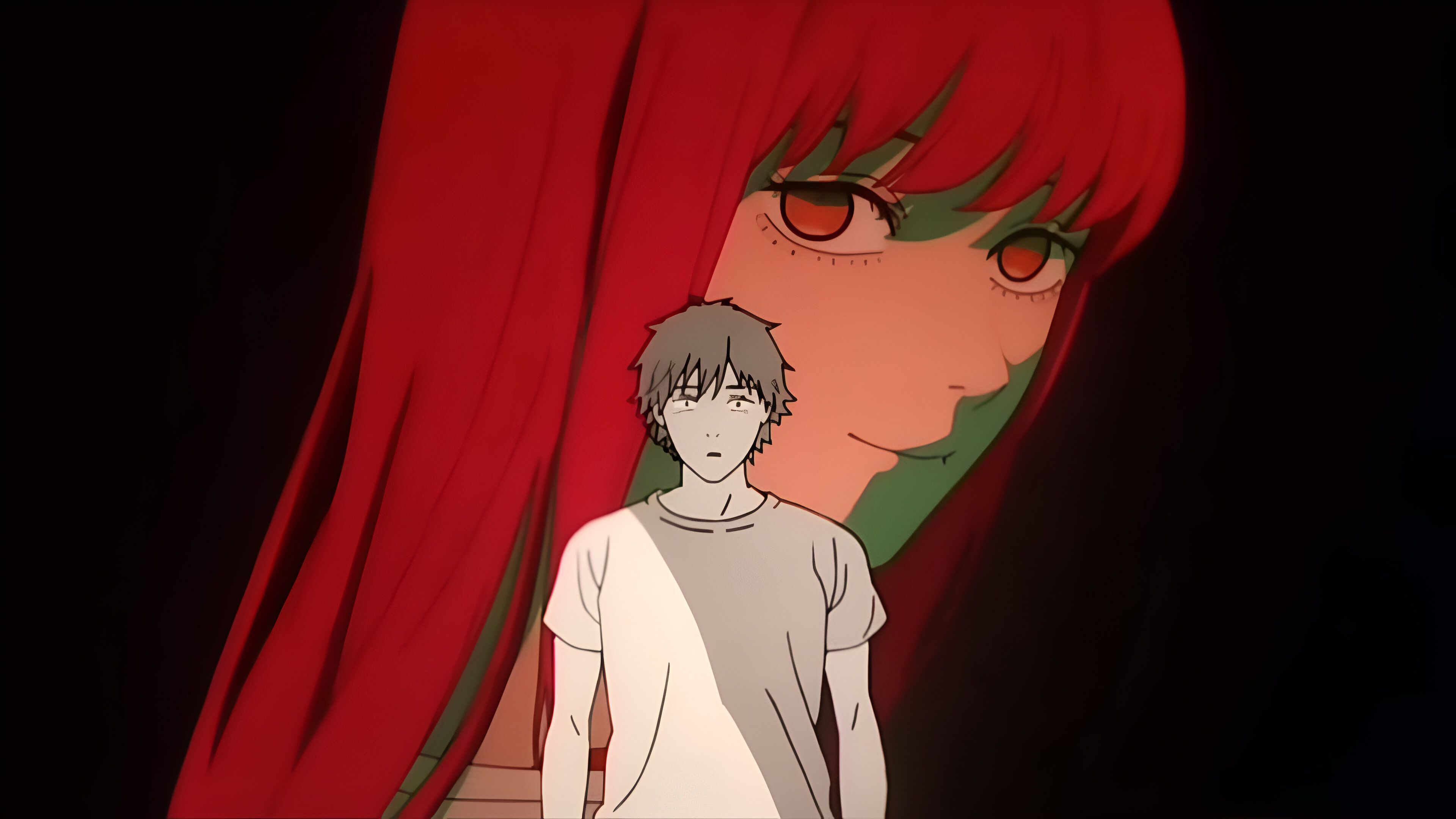 Makima and Denji from Chainsaw Man 