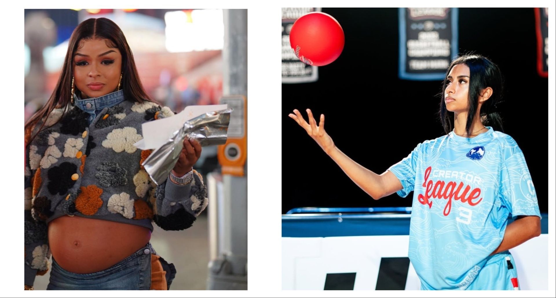 KaniRosi responds to Chrisean Rock&rsquo;s claim that FaZe Adapt didn&rsquo;t deserve his Streamer Award. (Image via Instagram/ @Kanirosi, @chrisean)