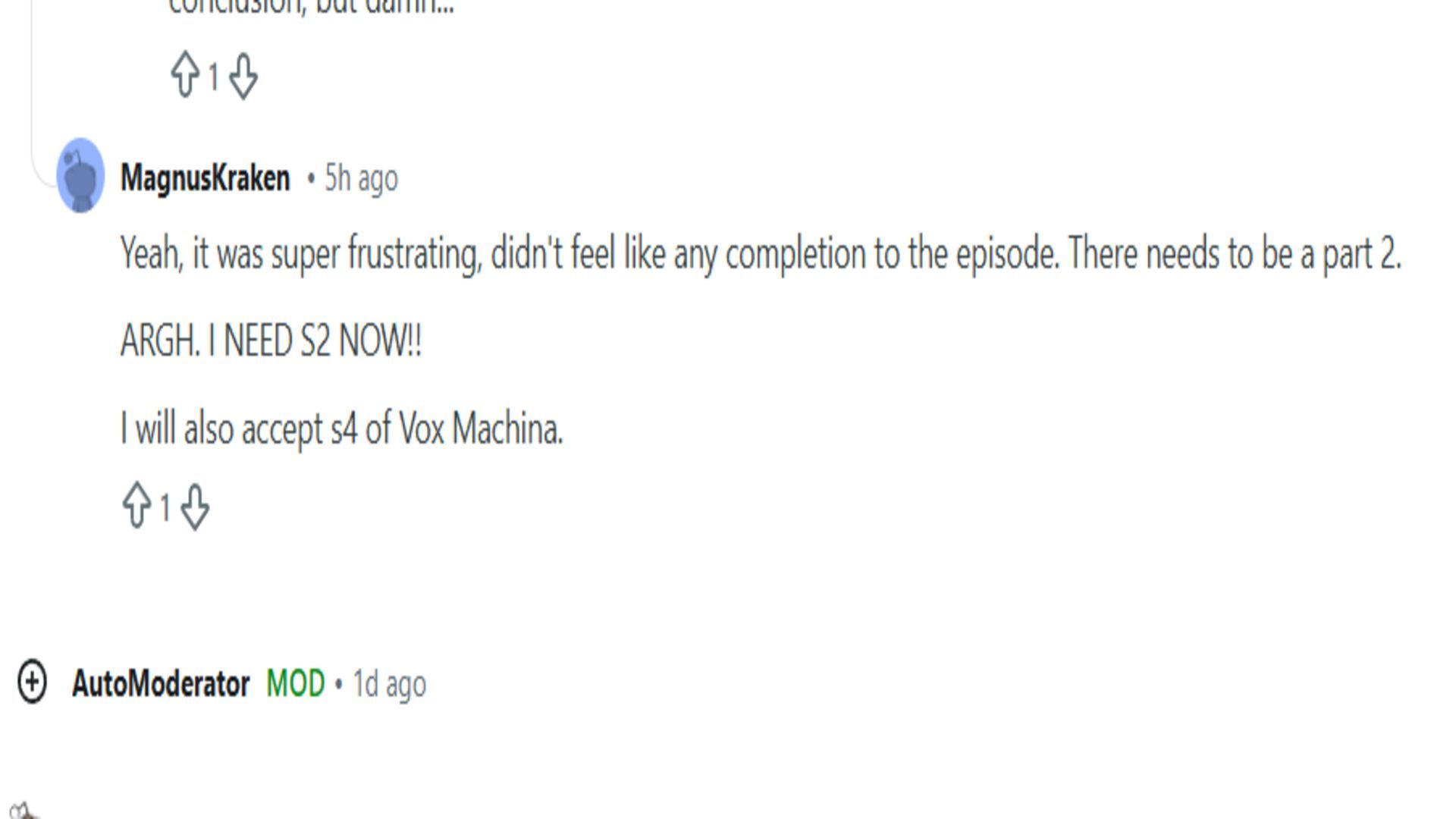 Reddit fan reaction | Image Via: Reddit