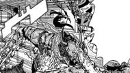 Chainsaw Man cutting off Yoru's head (Image Credits: Shueisha)