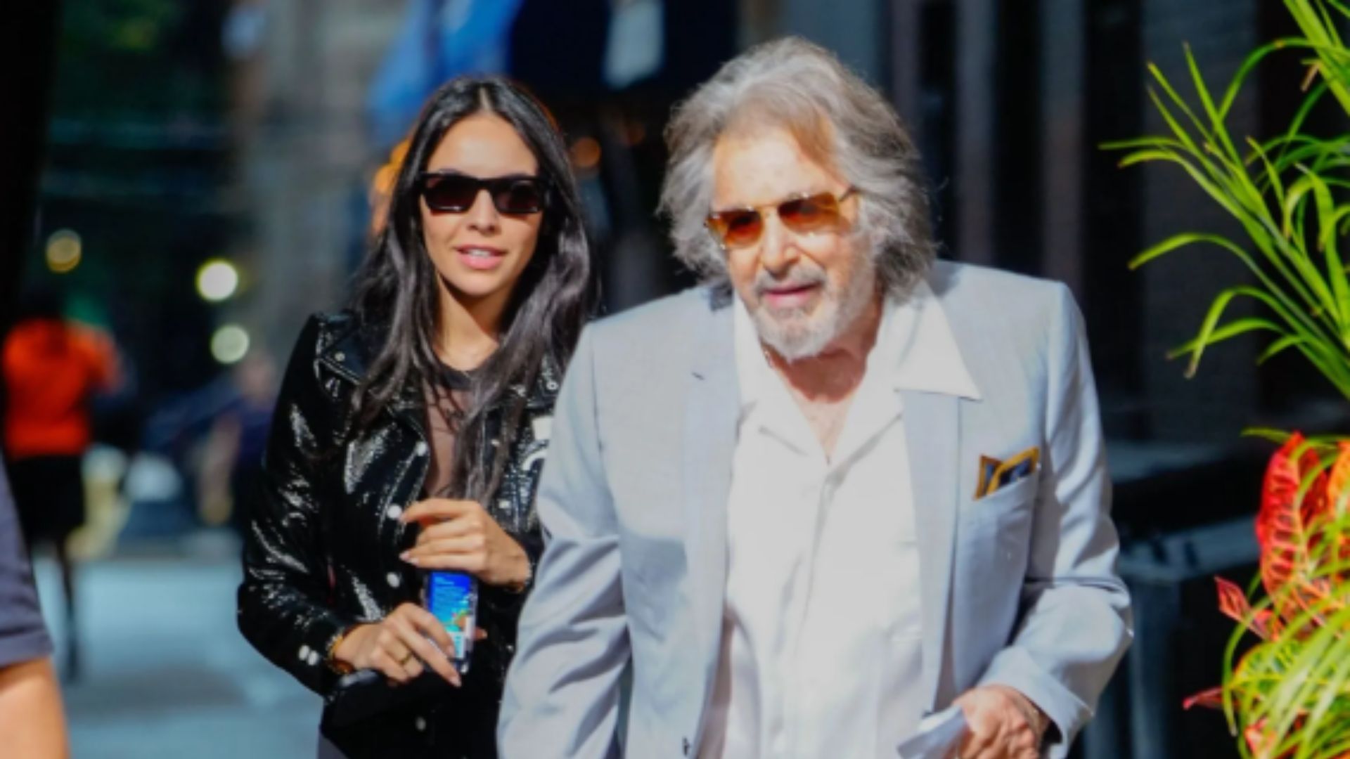 Al Pacino and Noor Allafah (Image via Getty)