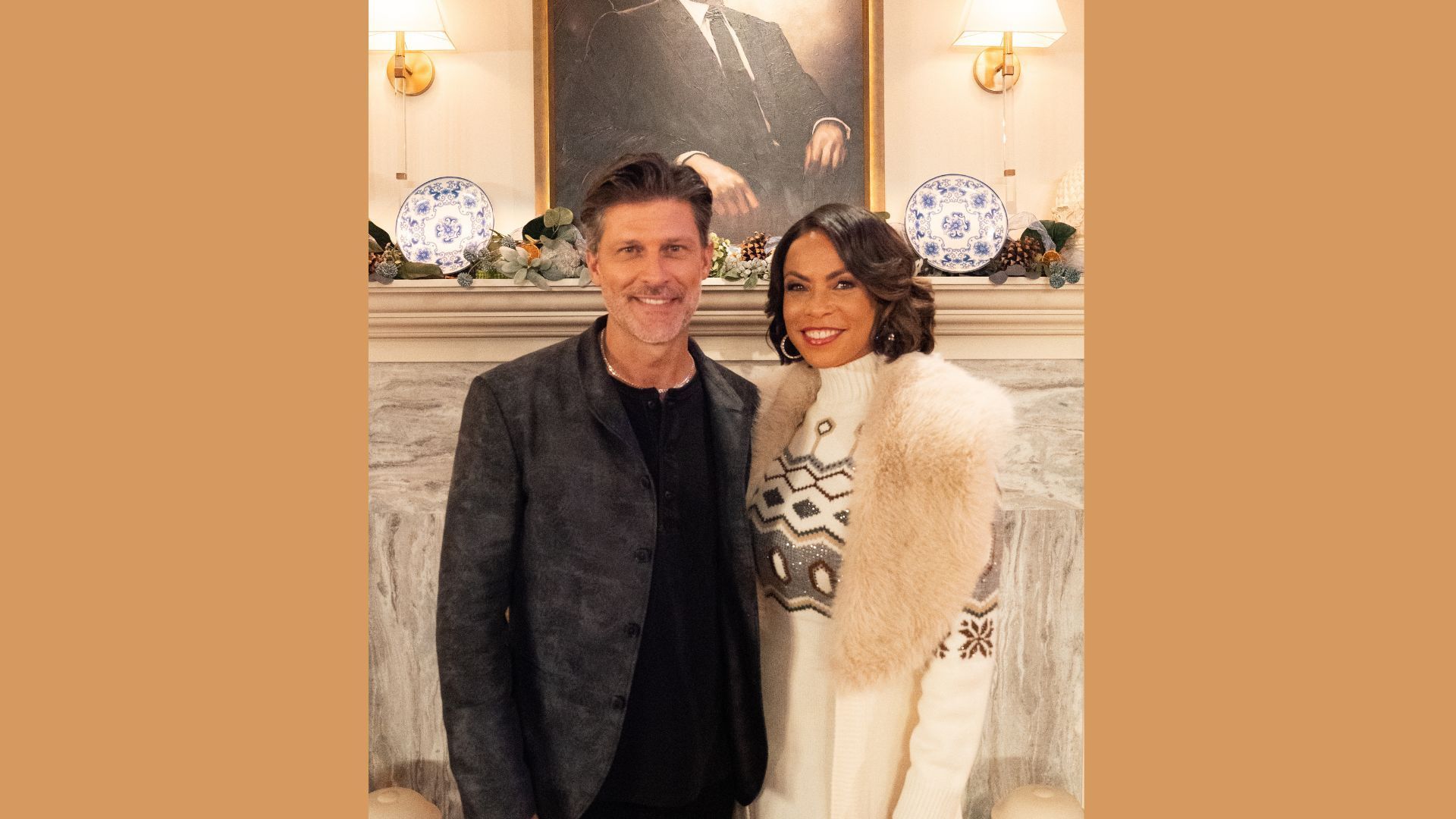 Kyle (Greg Vaughan) and Dani (Daphn&eacute;e Duplaix) on Beyond the Gates | Image: CBS
