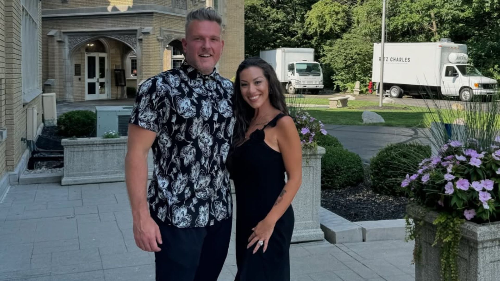 Pat McAfee and Samantha McAfee (Image via Instagram/mrsmcafeeshow)