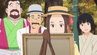 Fujiko is seen painting while others are watching (Image Source: ARVO Animation)