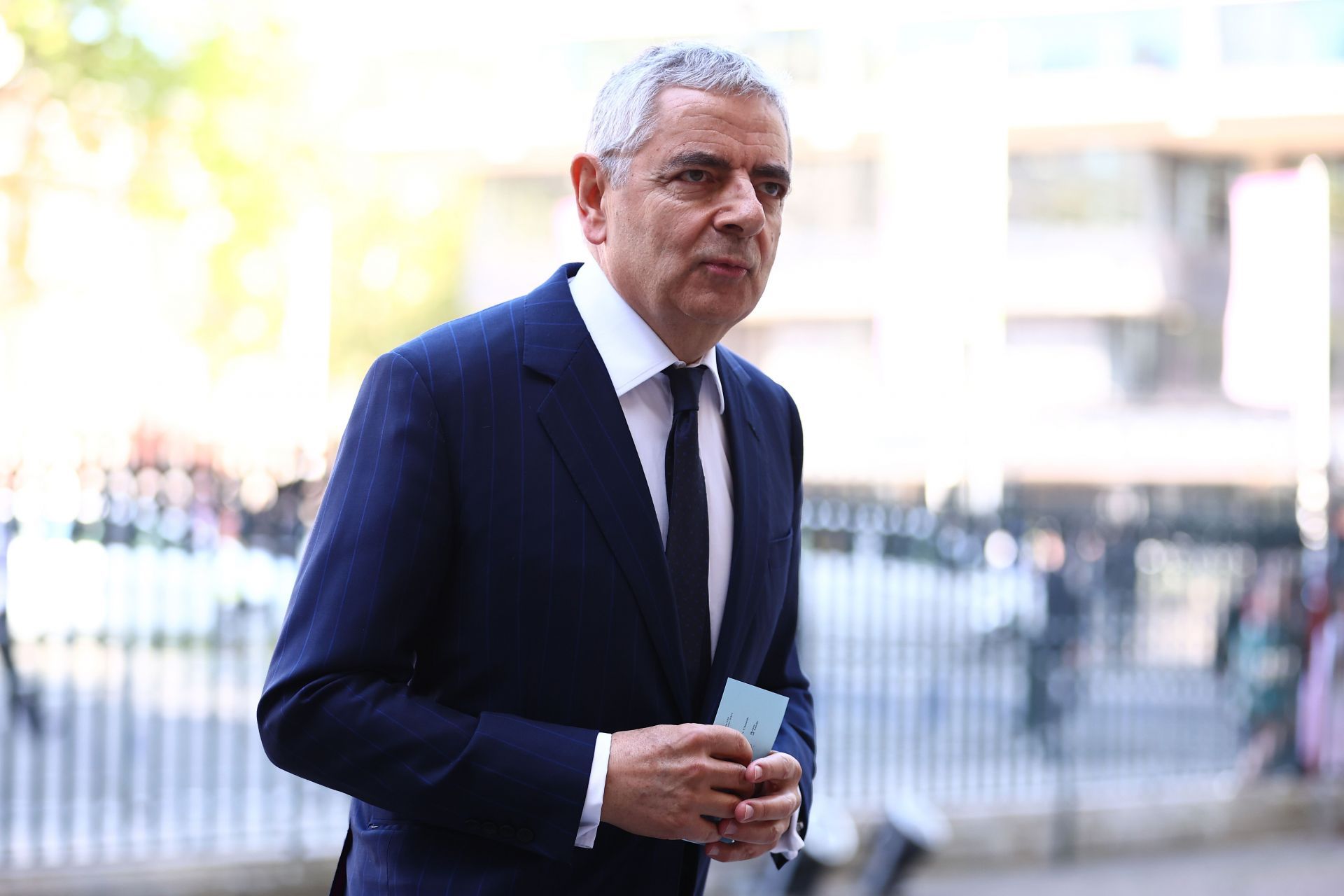 Rowan Atkinson as Trevor Bingley in Man vs. Baby | Image via Getty