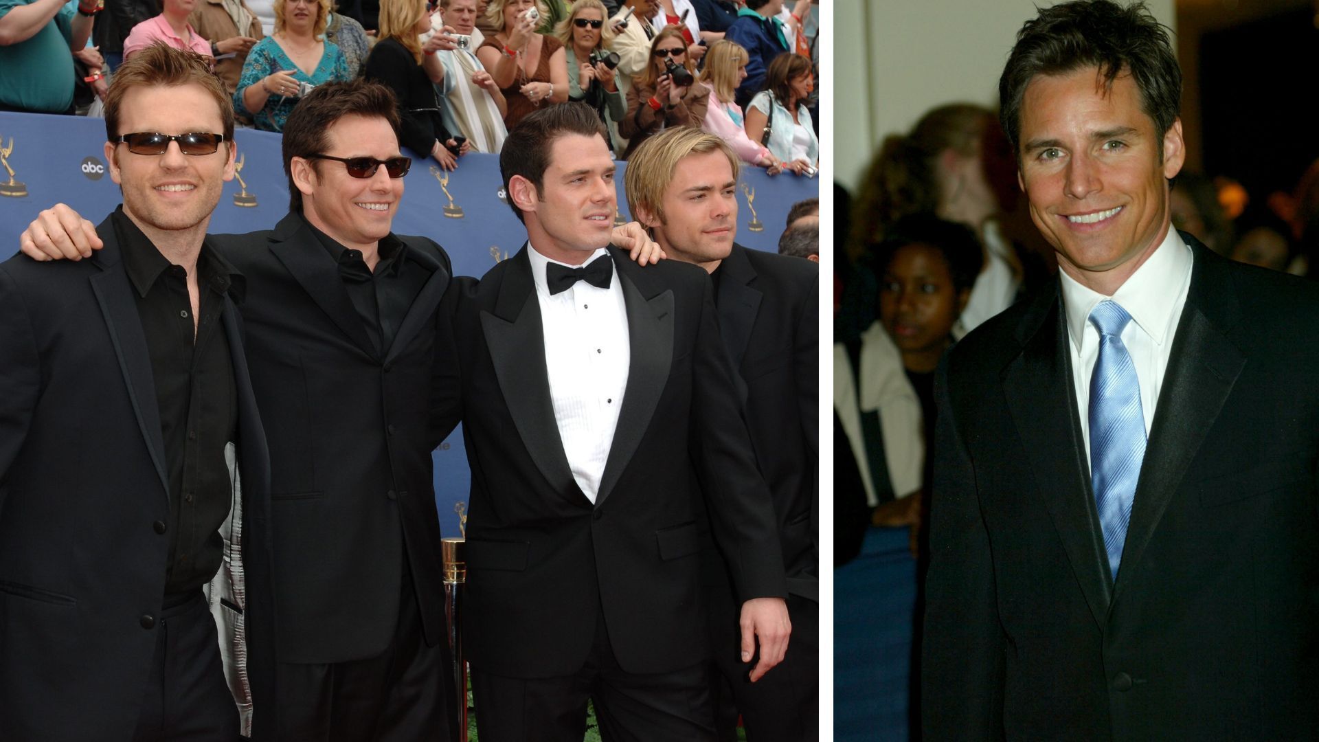 Dan Gauthier, Trevor Saint John,  Josh Casaubon, and John-Paul Lavoisier from OLTL; now, Gauthier and Lavoisier are now on Days of our Lives | Image: JPI