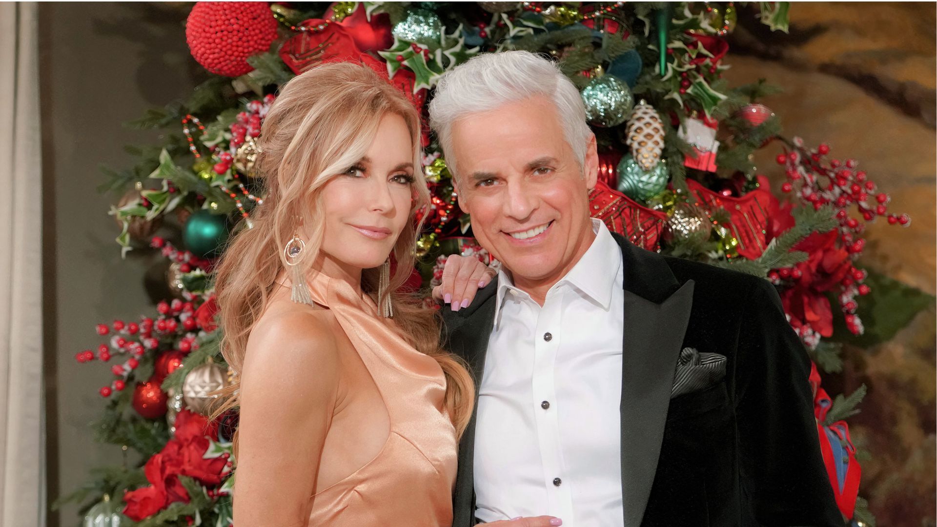 Lauren Fenmore Baldwin (Tracey Bregman) and Michael Baldwin (Christian LeBlanc) celebrate 20 years of marriage on The Young and the Restless | Image: JPI