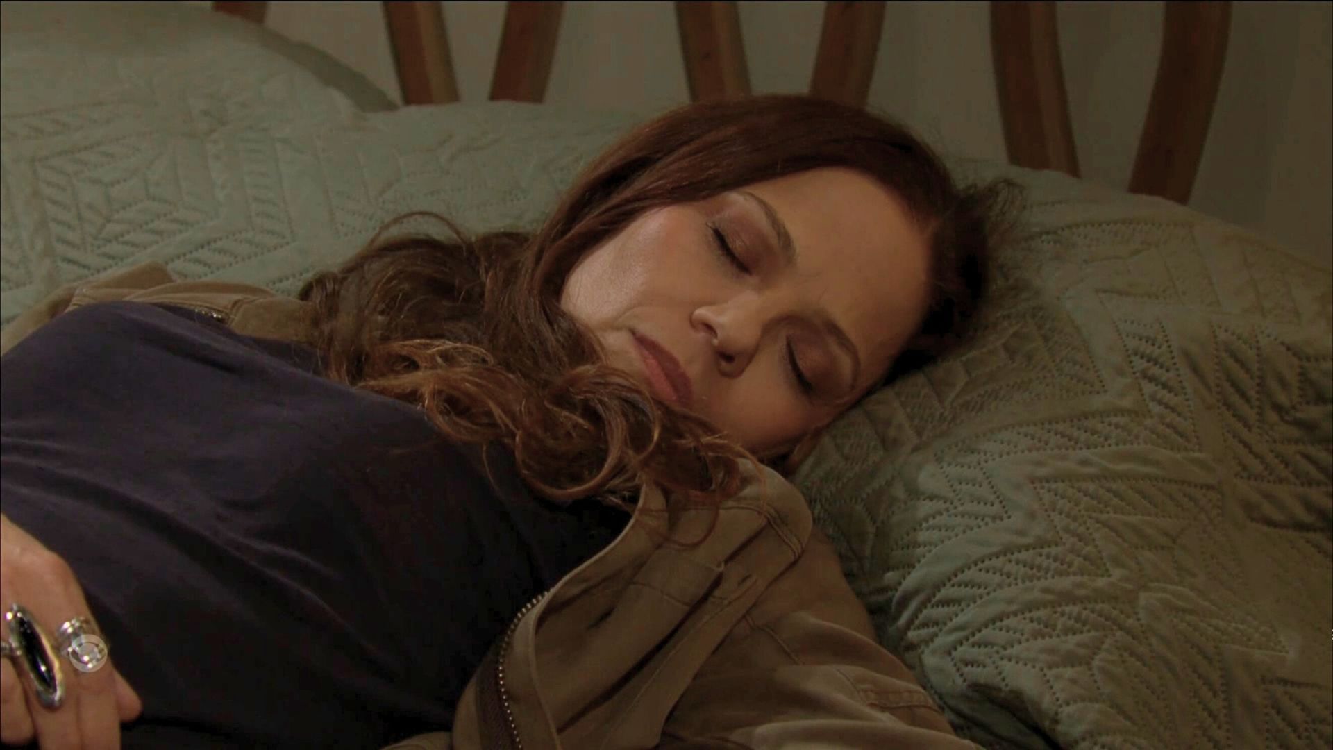 The Young and the Restless: Sienna in her drug induced sleep | Image: CBS