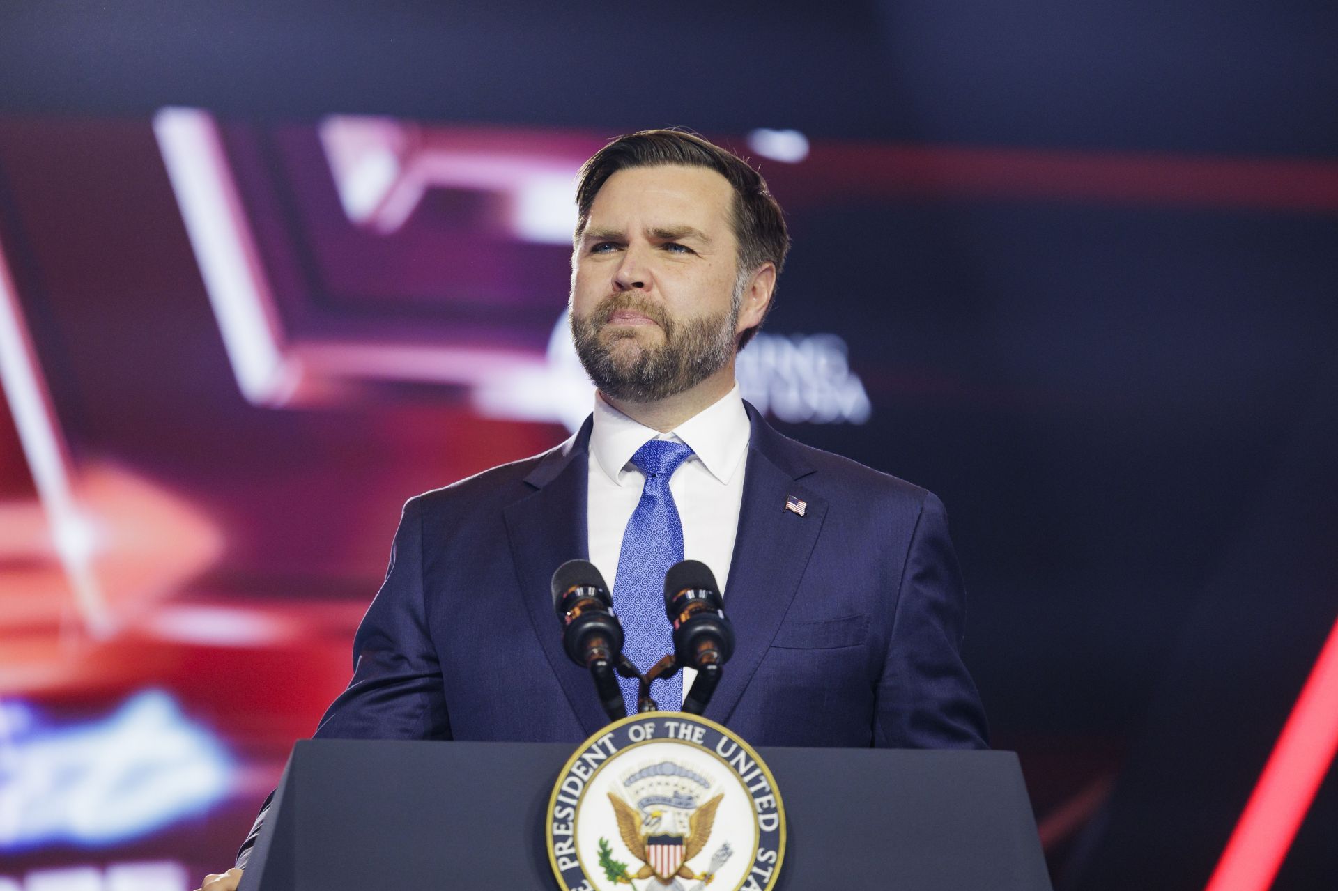 JD Vance Speaks At Turning Point USA's AmericaFest Youth Conference In Phoenix - Source: Getty