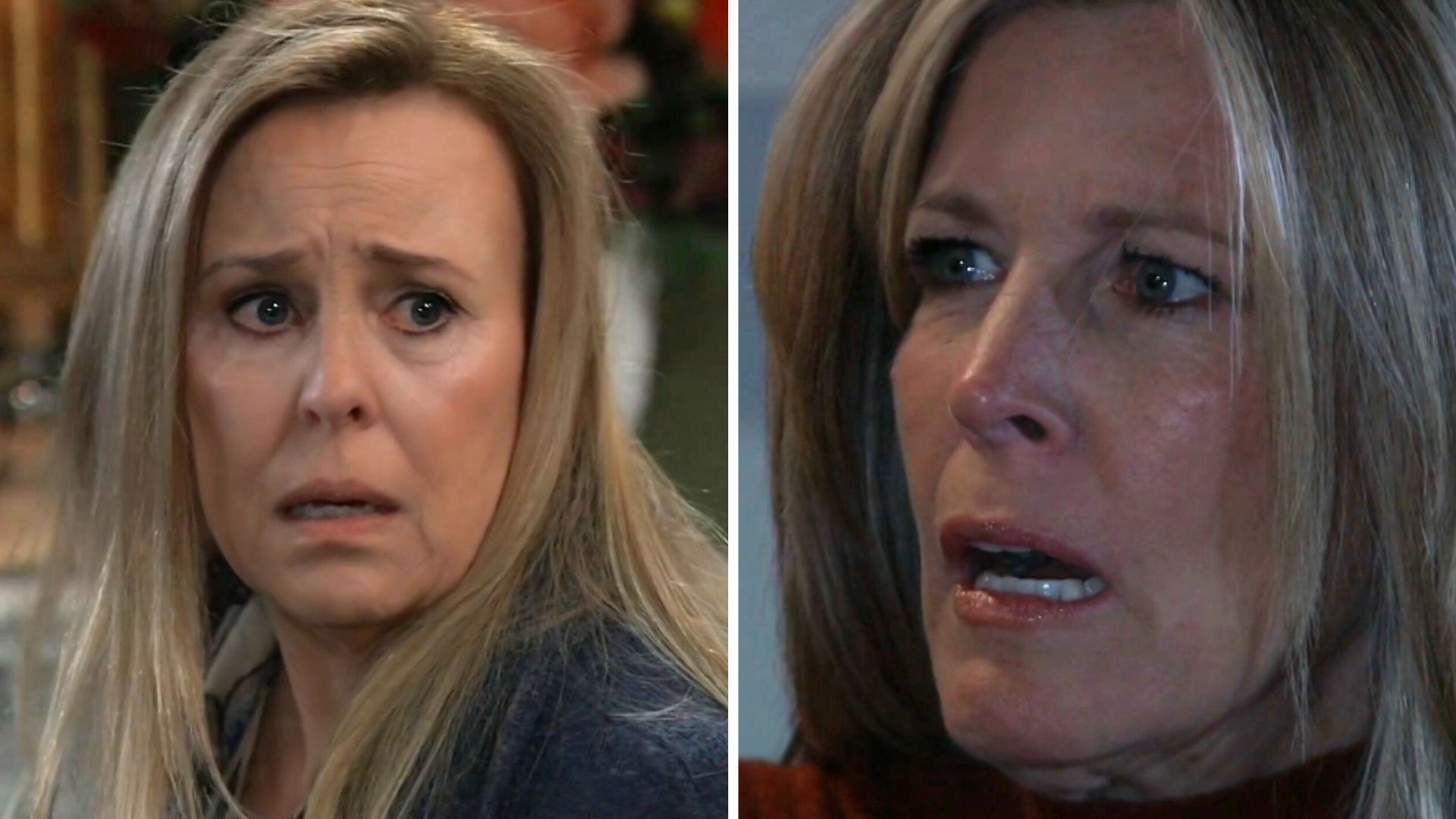 General Hospital&#039;s Laura and Carly got some surprises | Image: ABC