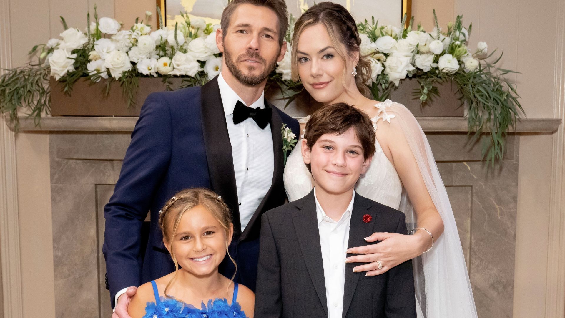 Hope and Liam with Beth and Douglas | Image: JPI