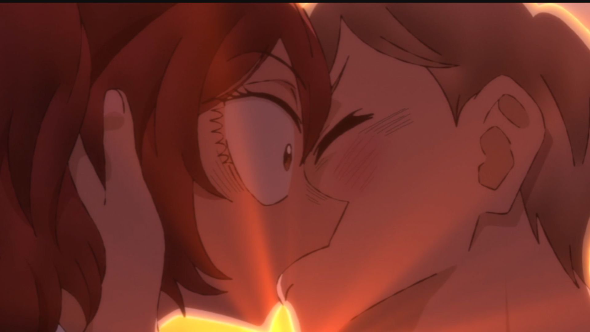 Niko and Sanda&#039;s kiss (Image Source: Science SARU)