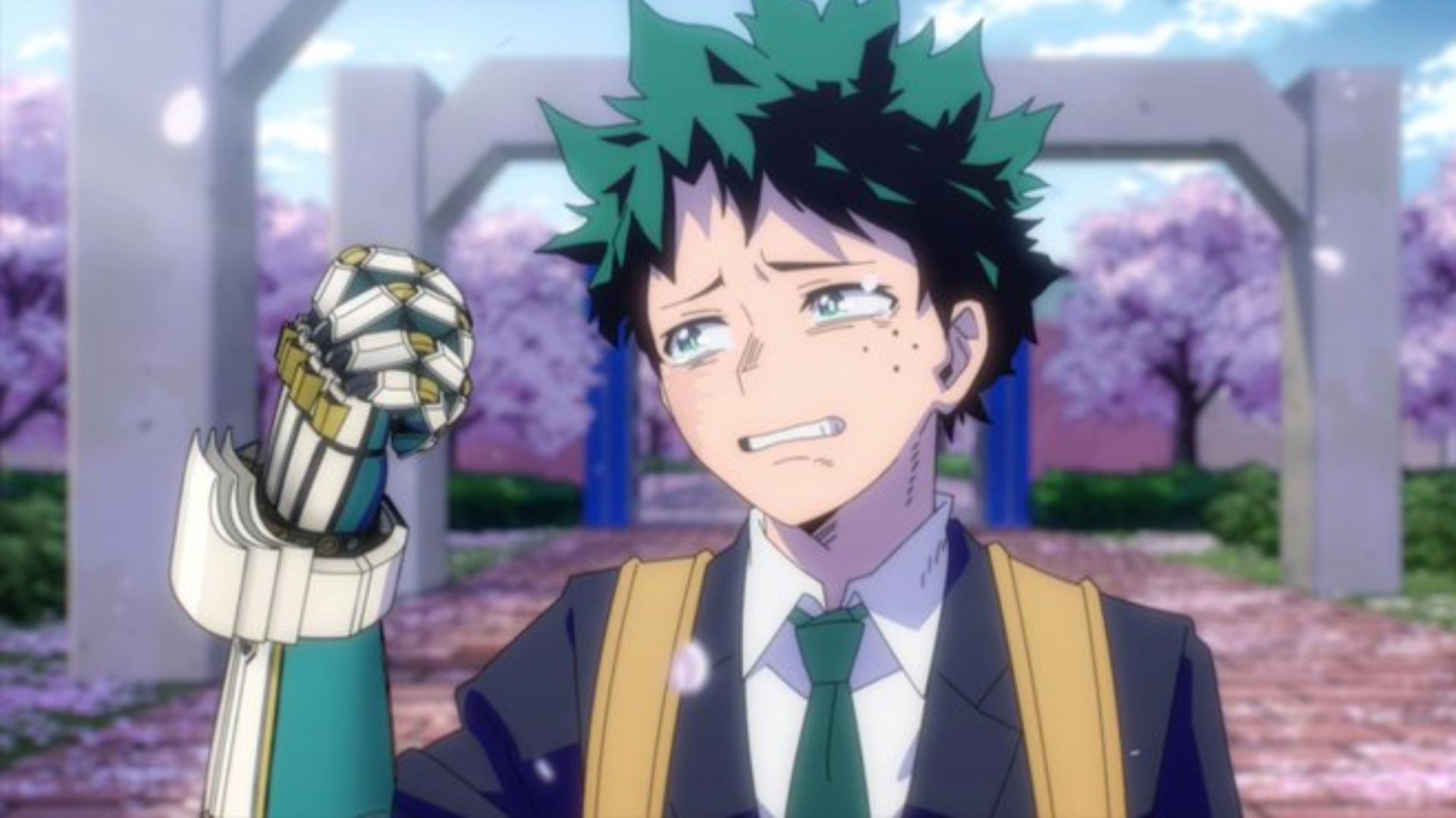 Still from the anime My Hero Academia Final Season Episode 11 (Image credit: Studio Bones)